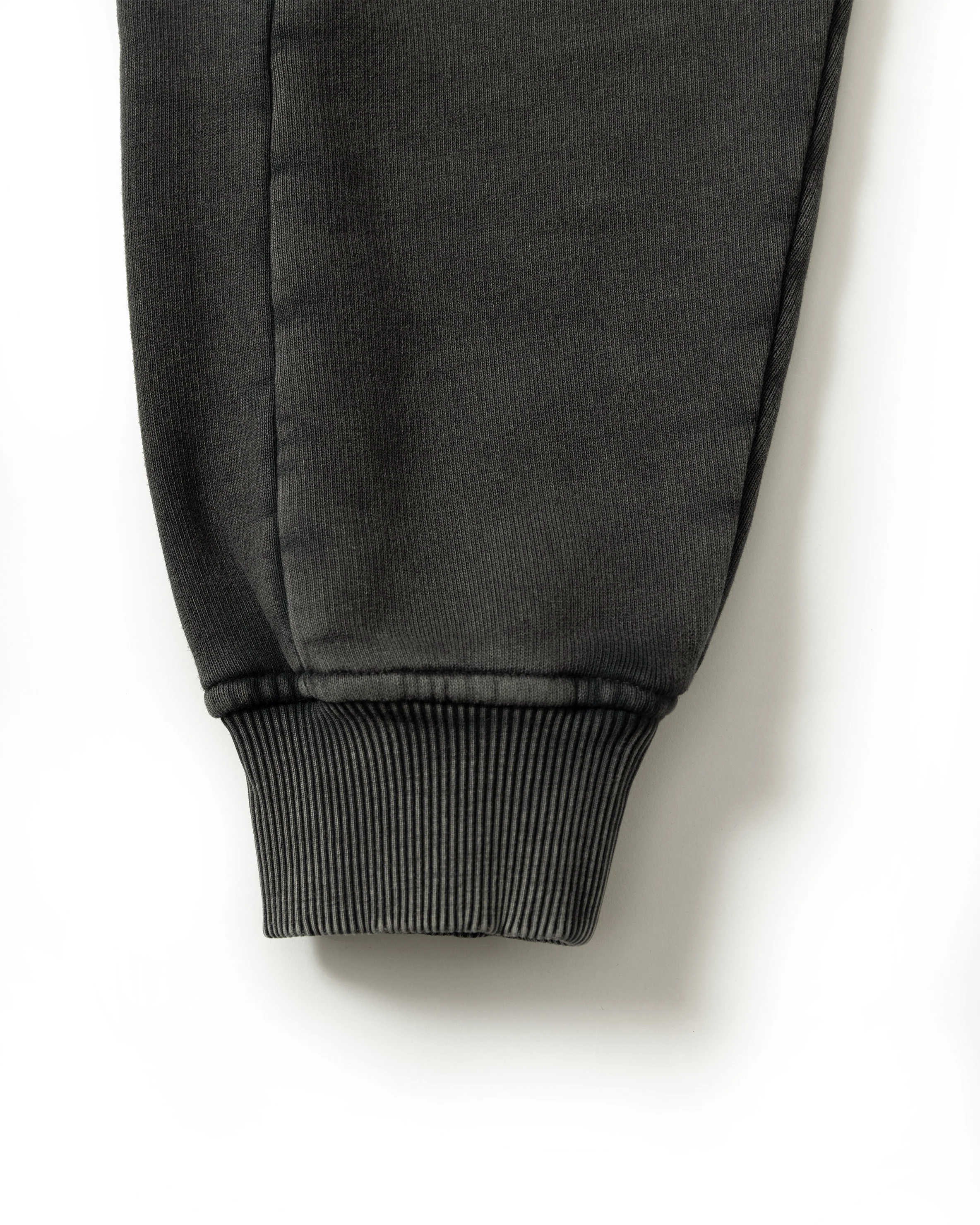 ACID WASHED HOODIE DARK GREY - Image 12