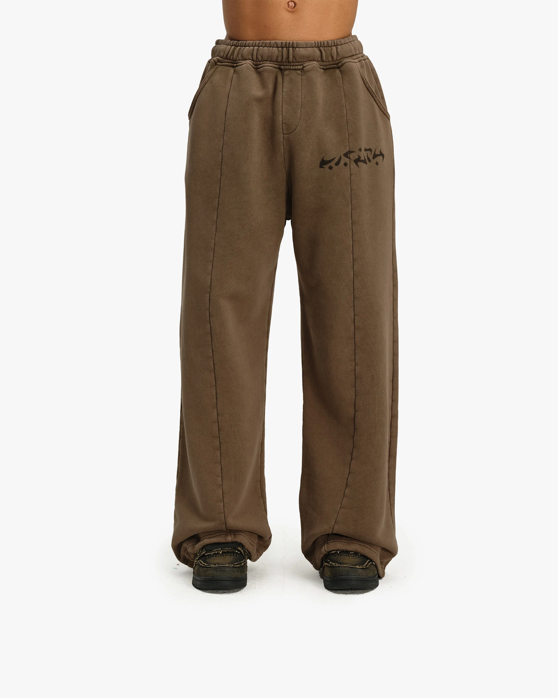 ACID WASHED JOGGER BROWN - Image 2