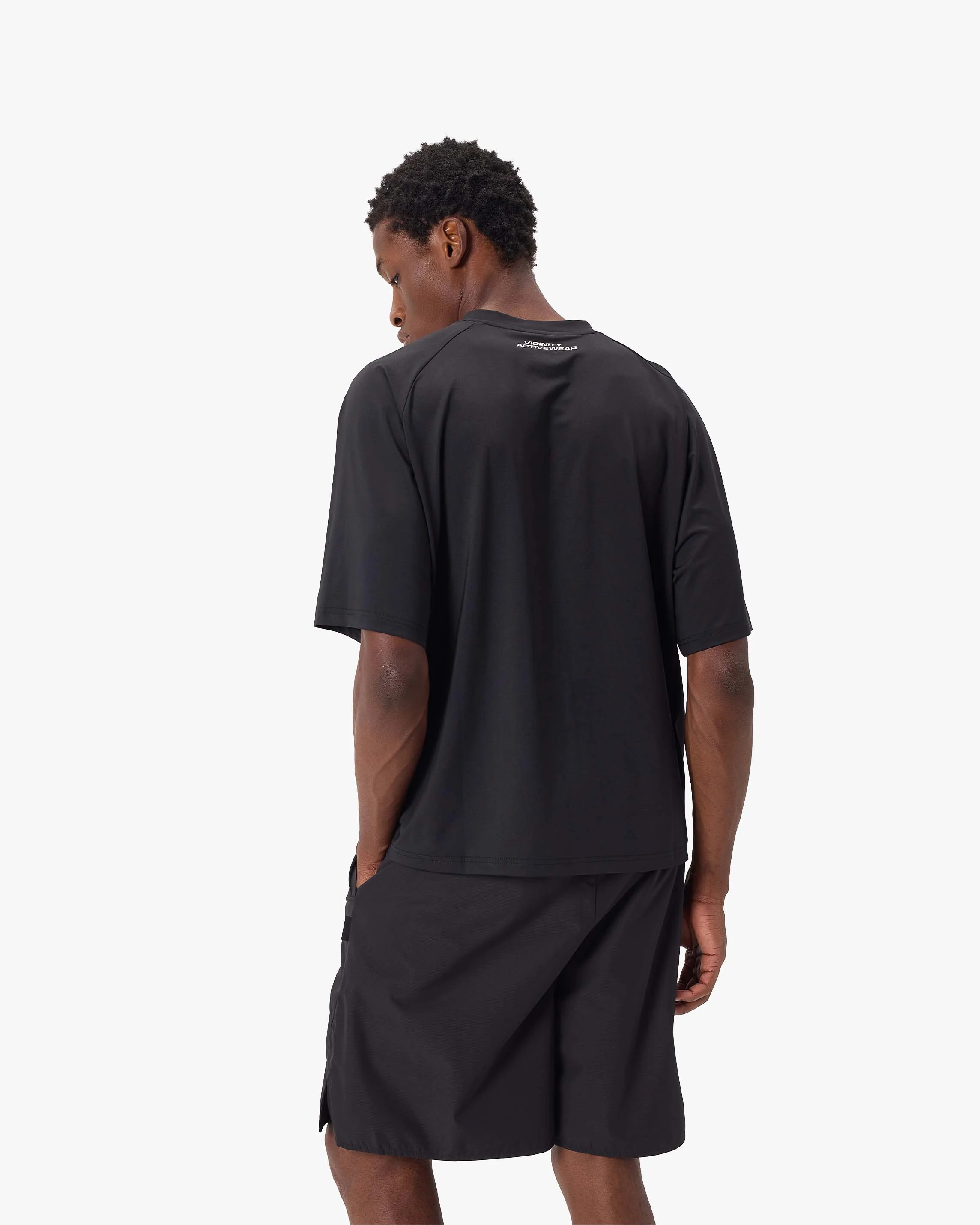 ACTIVEWEAR BOXY TEE BLACK - Image 9