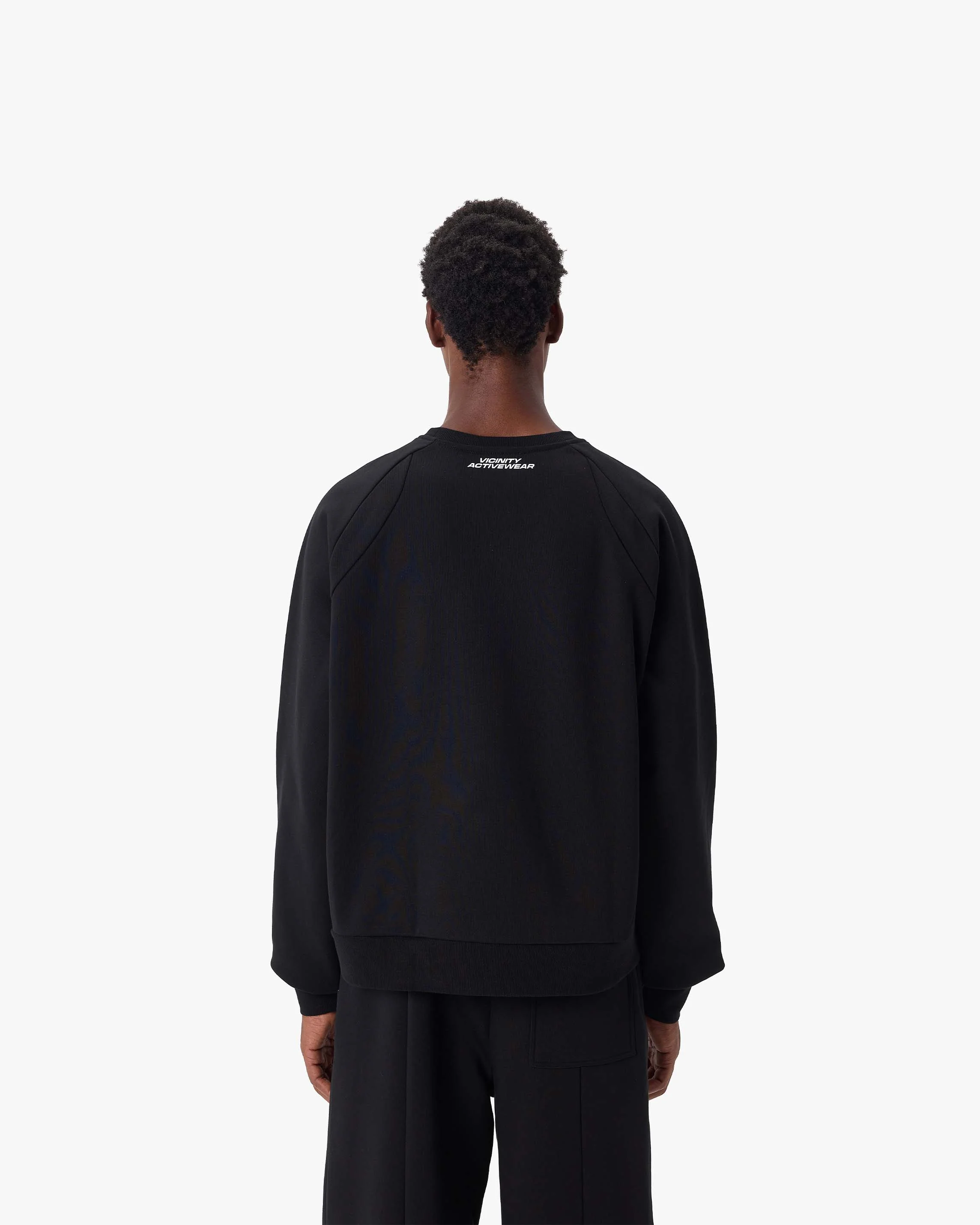 ACTIVEWEAR SWEATER BLACK - Image 6