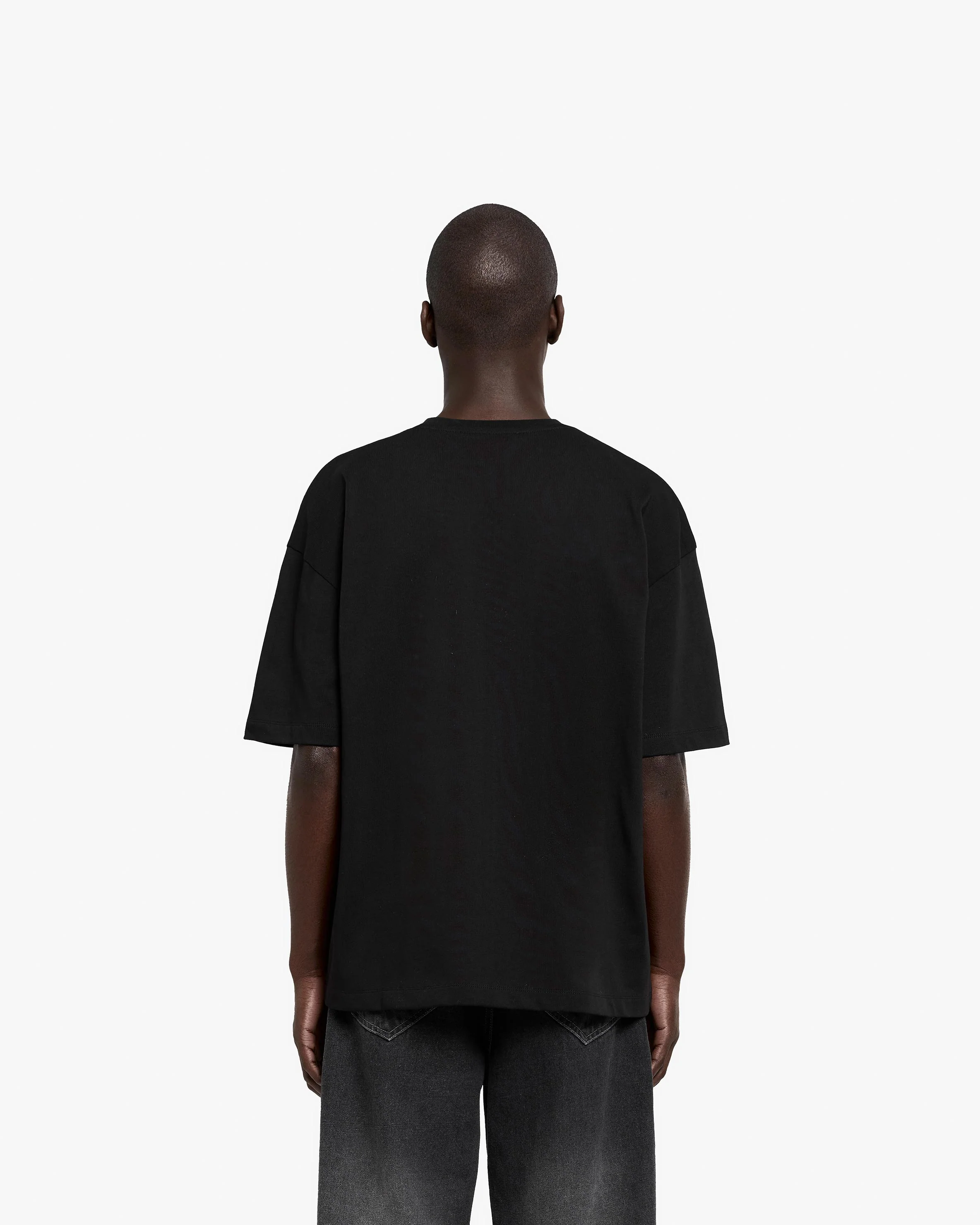 BROKEN SCRIPT TEE BLACK - Image 5