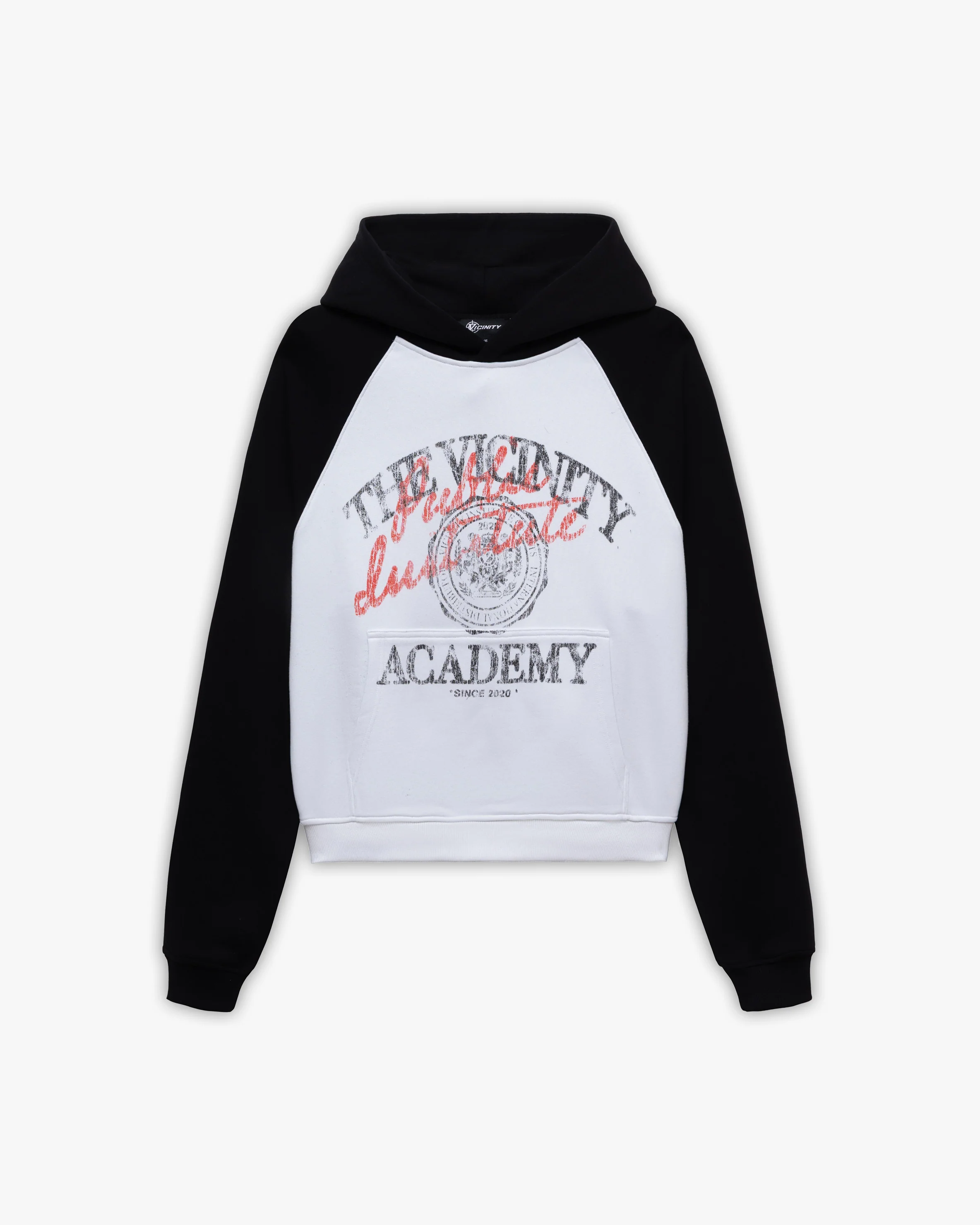 BICOLOR PUBLIC INSTITUTE HOODIE BLACK/WHITE
