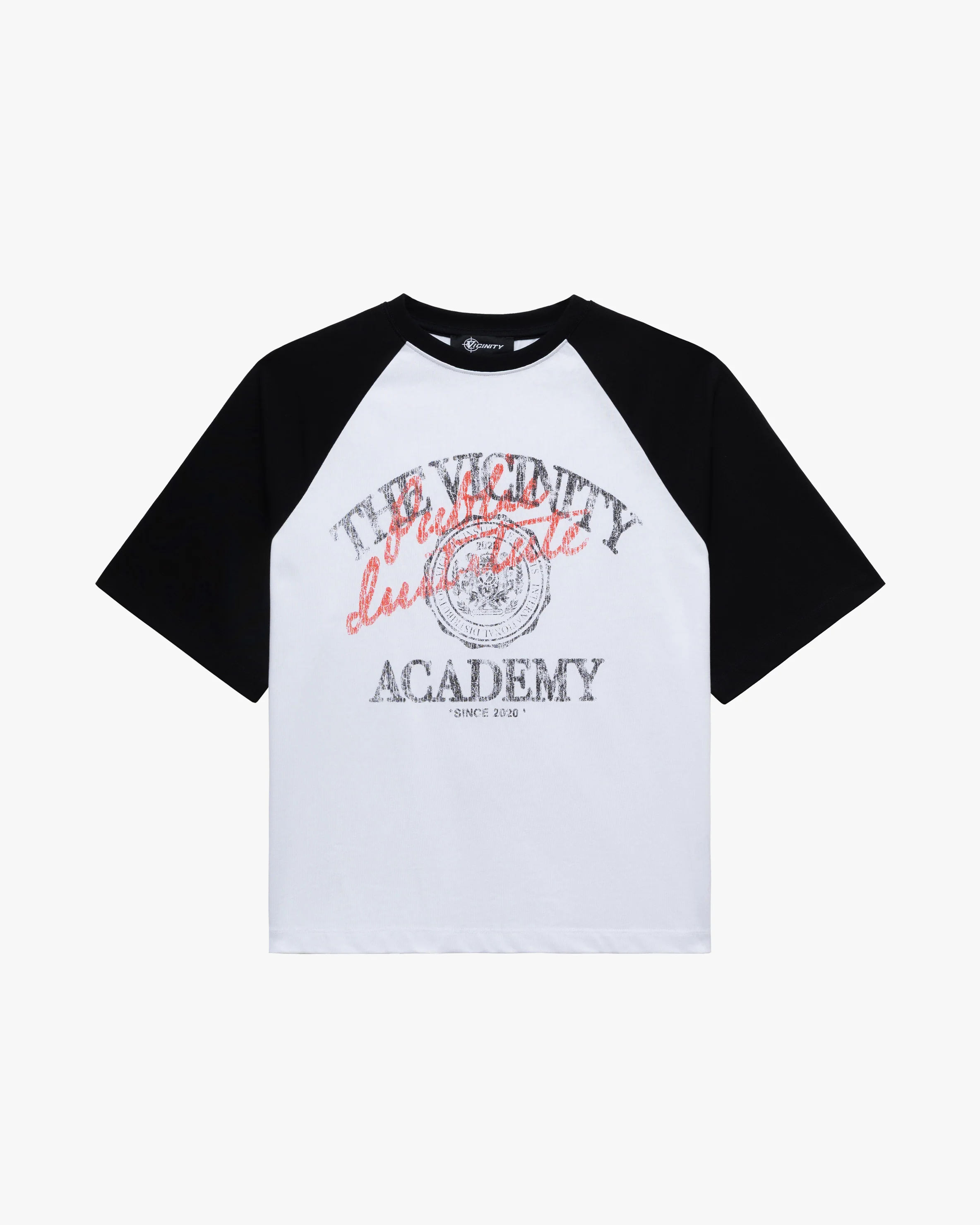 BICOLOR PUBLIC INSTITUTE TEE BLACK/WHITE