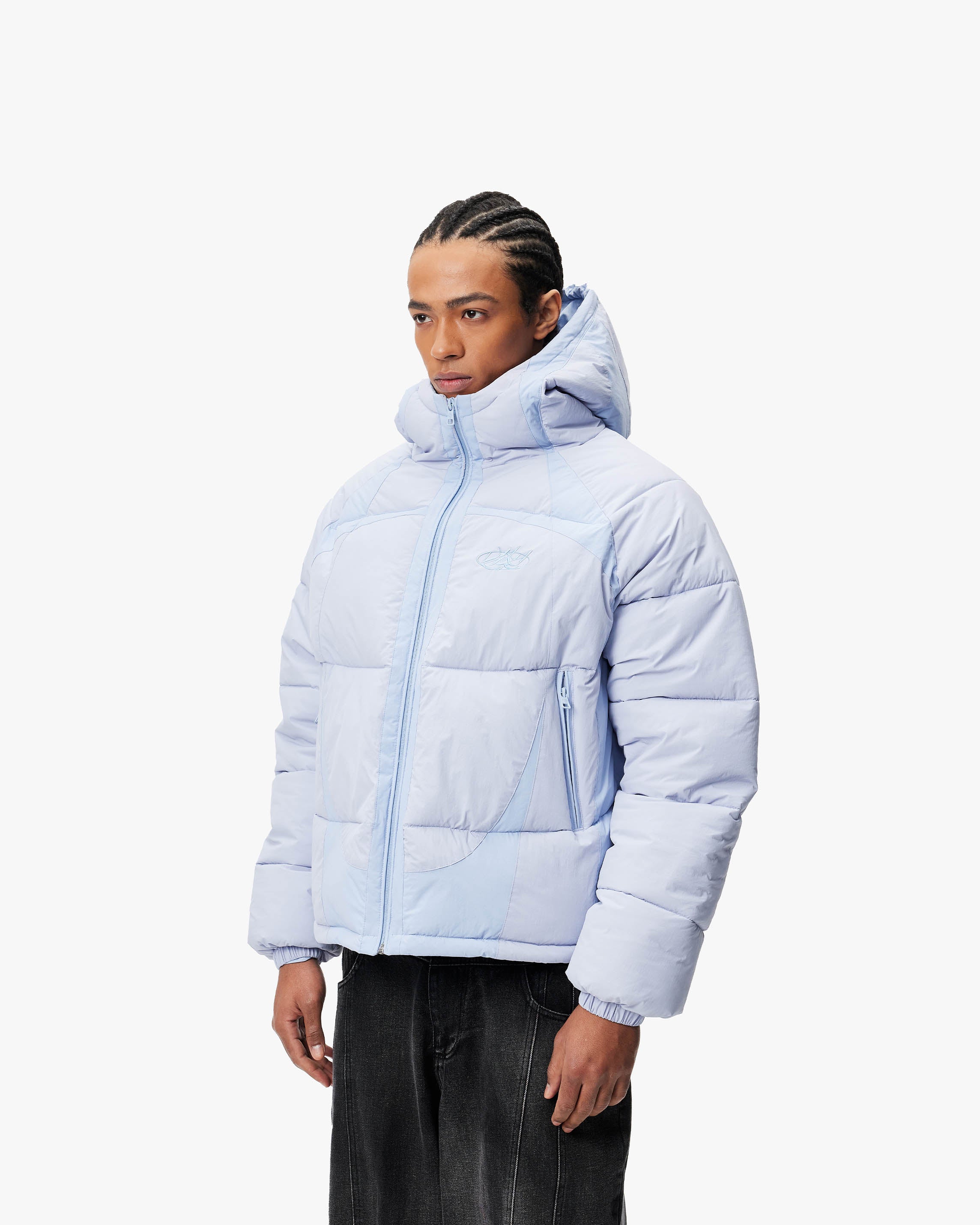 BLAZE PUFFER JACKET SKYBLUE - Image 4