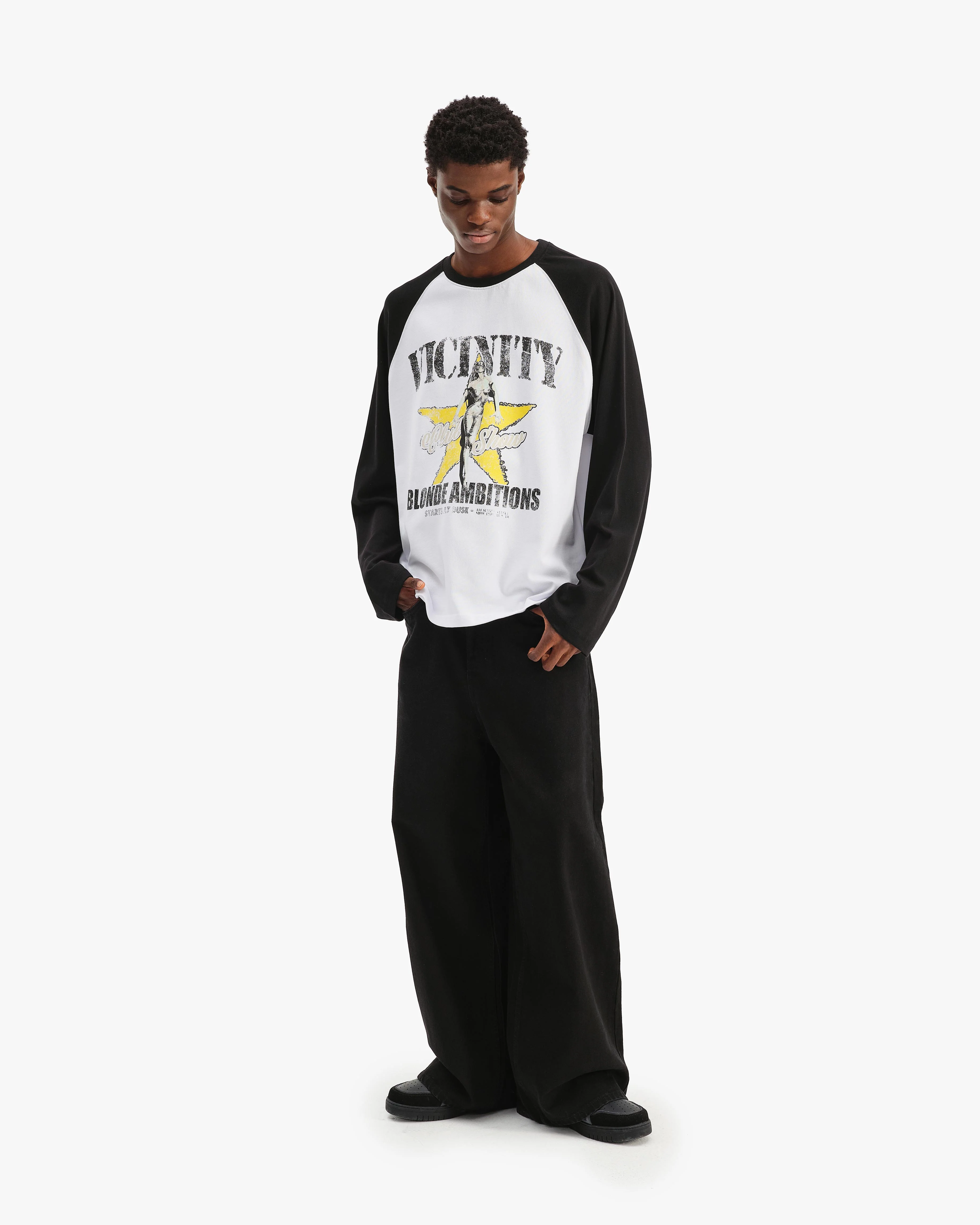 BLONDE AMBITIONS LONGSLEEVE WHITE/BLACK - Image 8