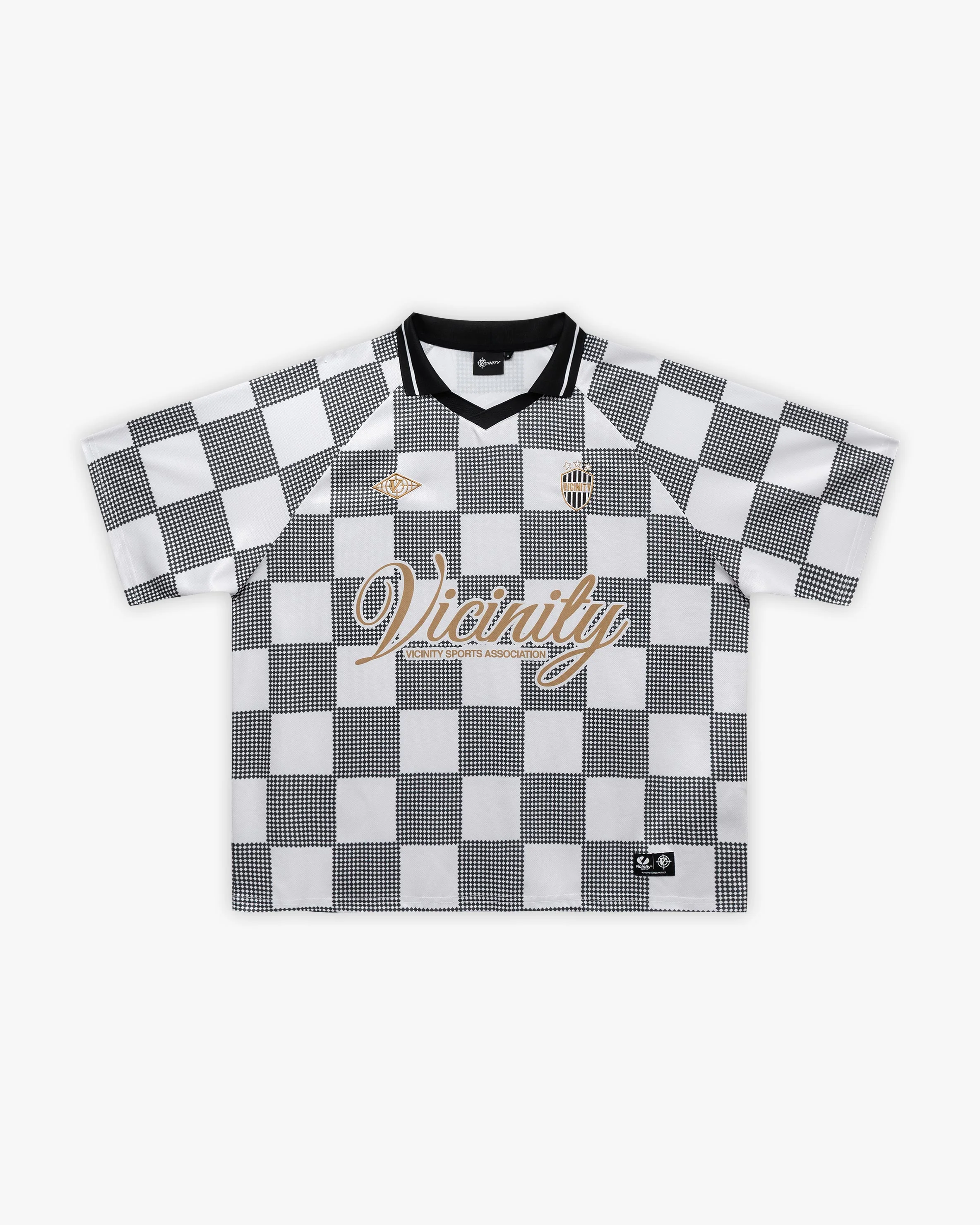 CARO CHECKER JERSEY BLACK/WHITE