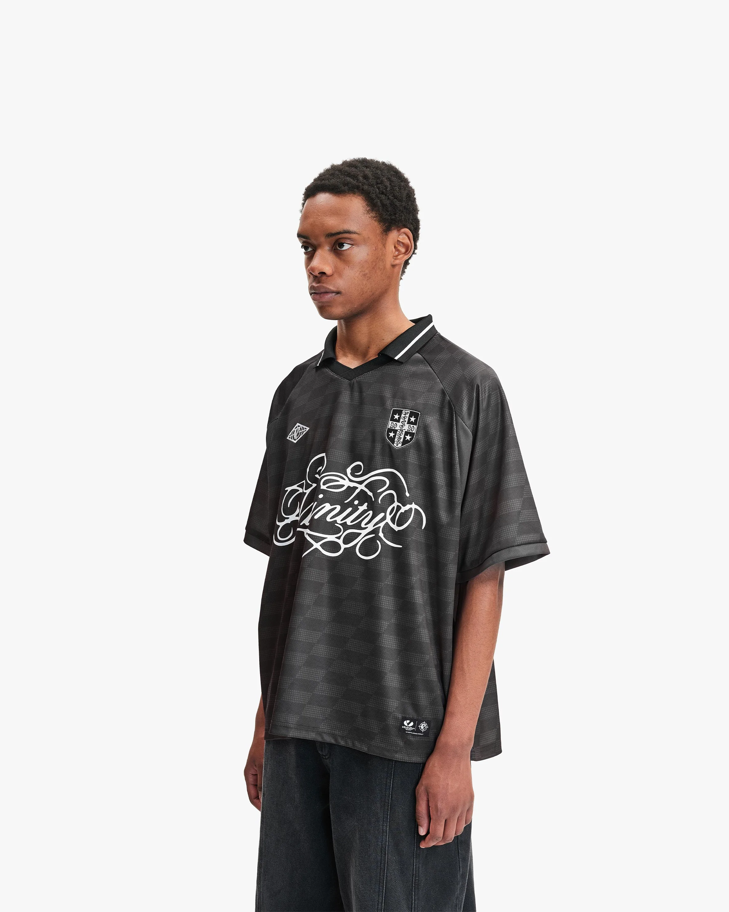 CHECKERED BW JERSEY BLACK - Image 4