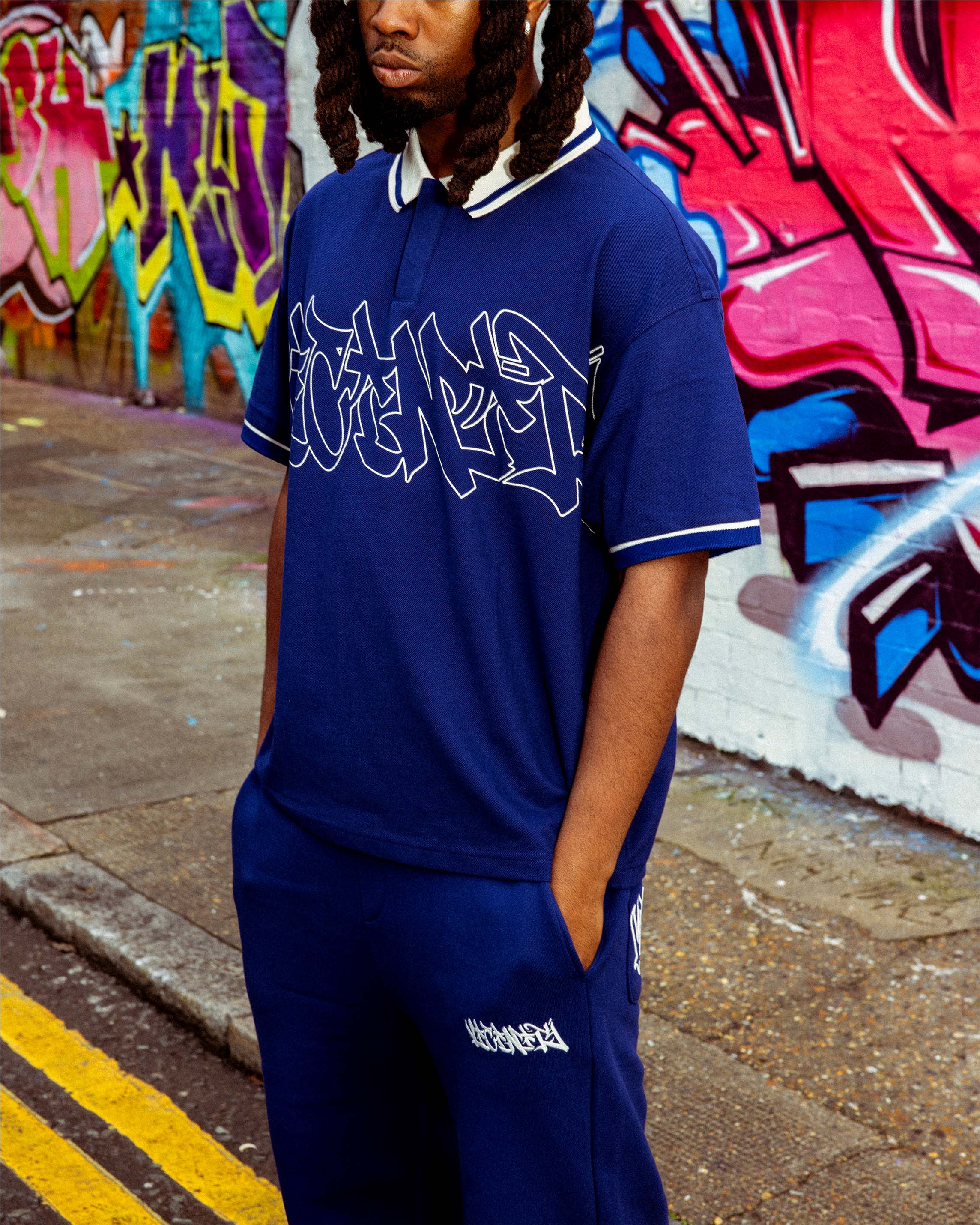 GRAFFITI POLO BLUE - Image 2