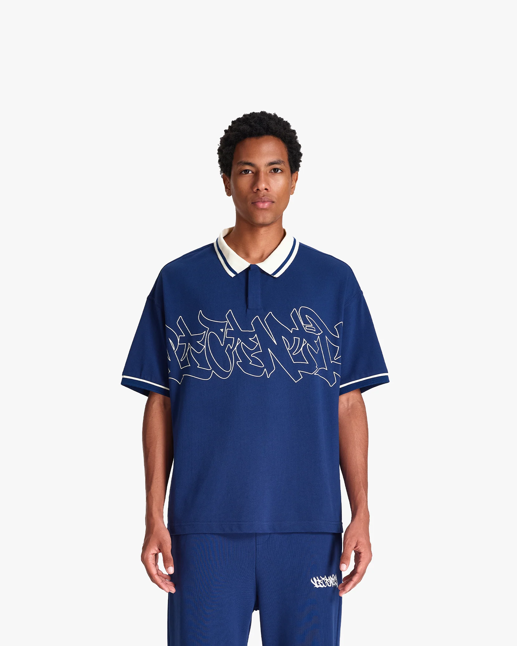 GRAFFITI POLO BLUE - Image 3
