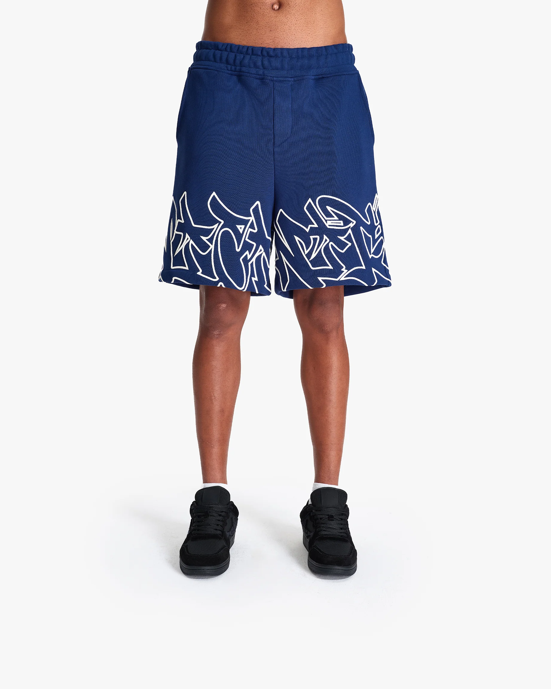 GRAFFITI SHORTS BLUE - Image 3