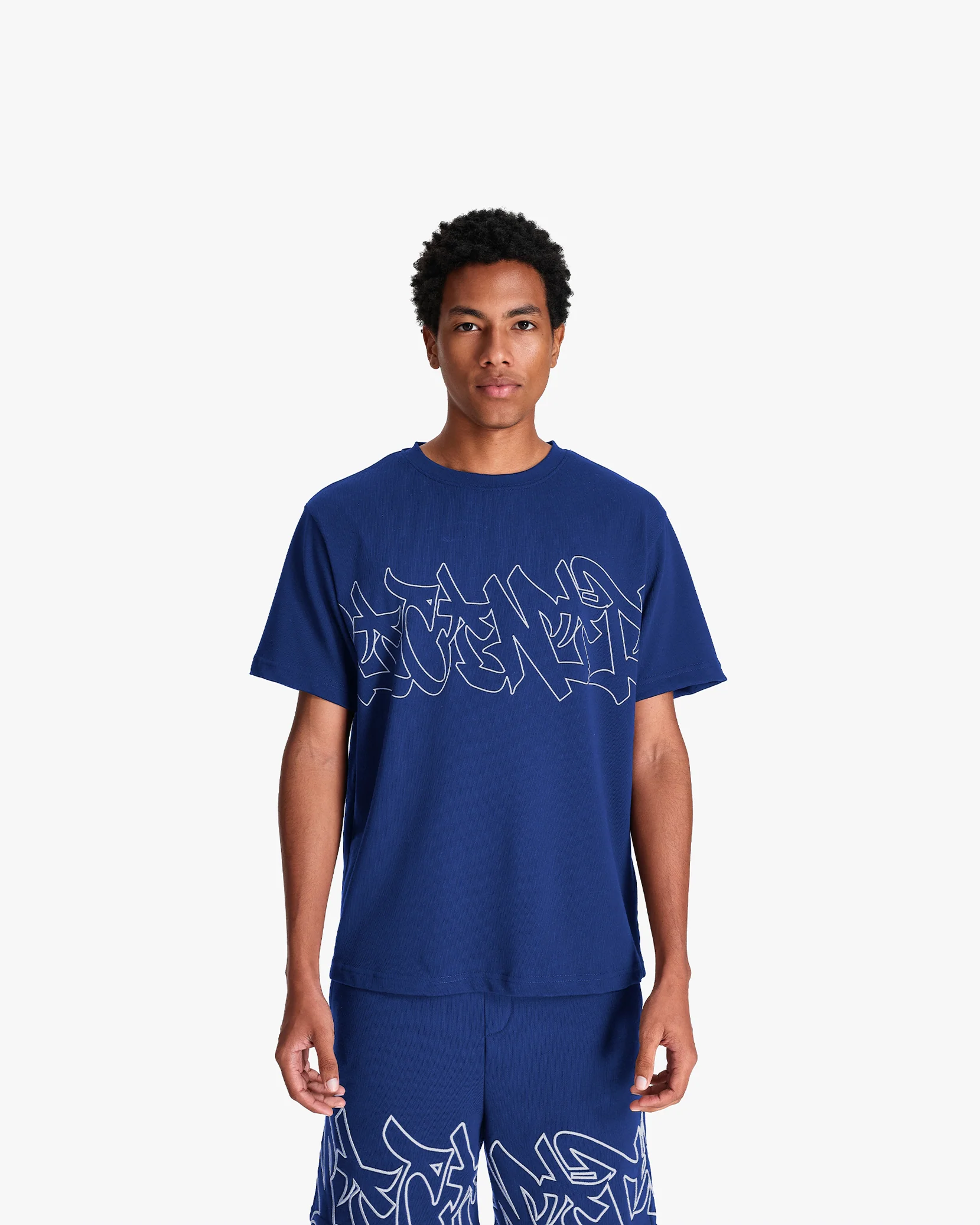 GRAFFITI TEE BLUE - Image 2