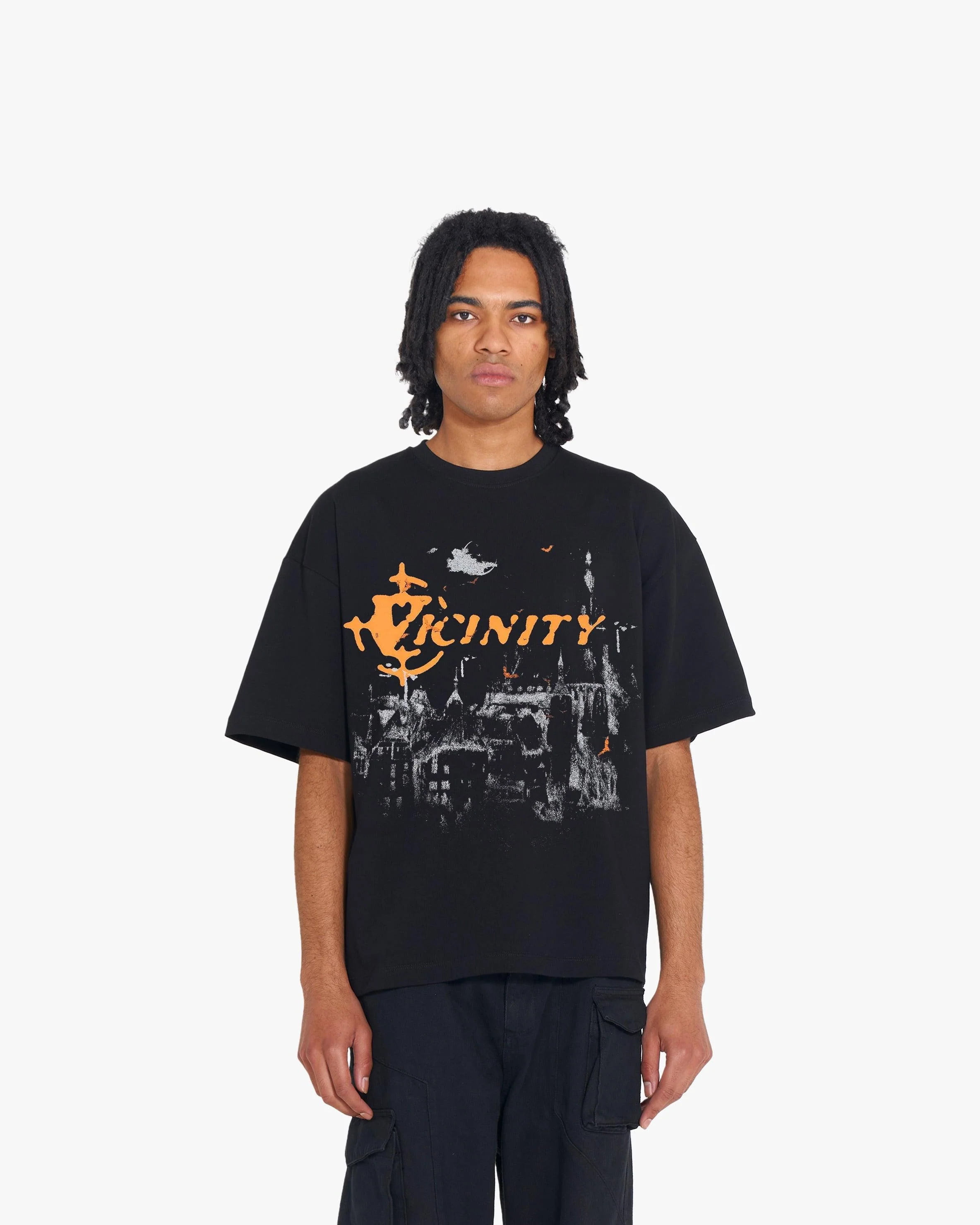 HAUNTED HOUSE TEE BLACK - Image 2