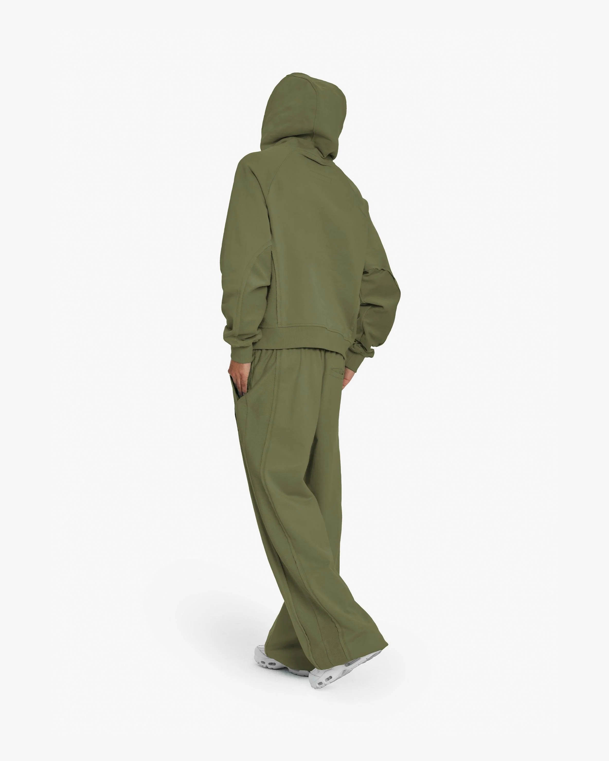 INSIDE OUT HOODIE KHAKI - Image 10