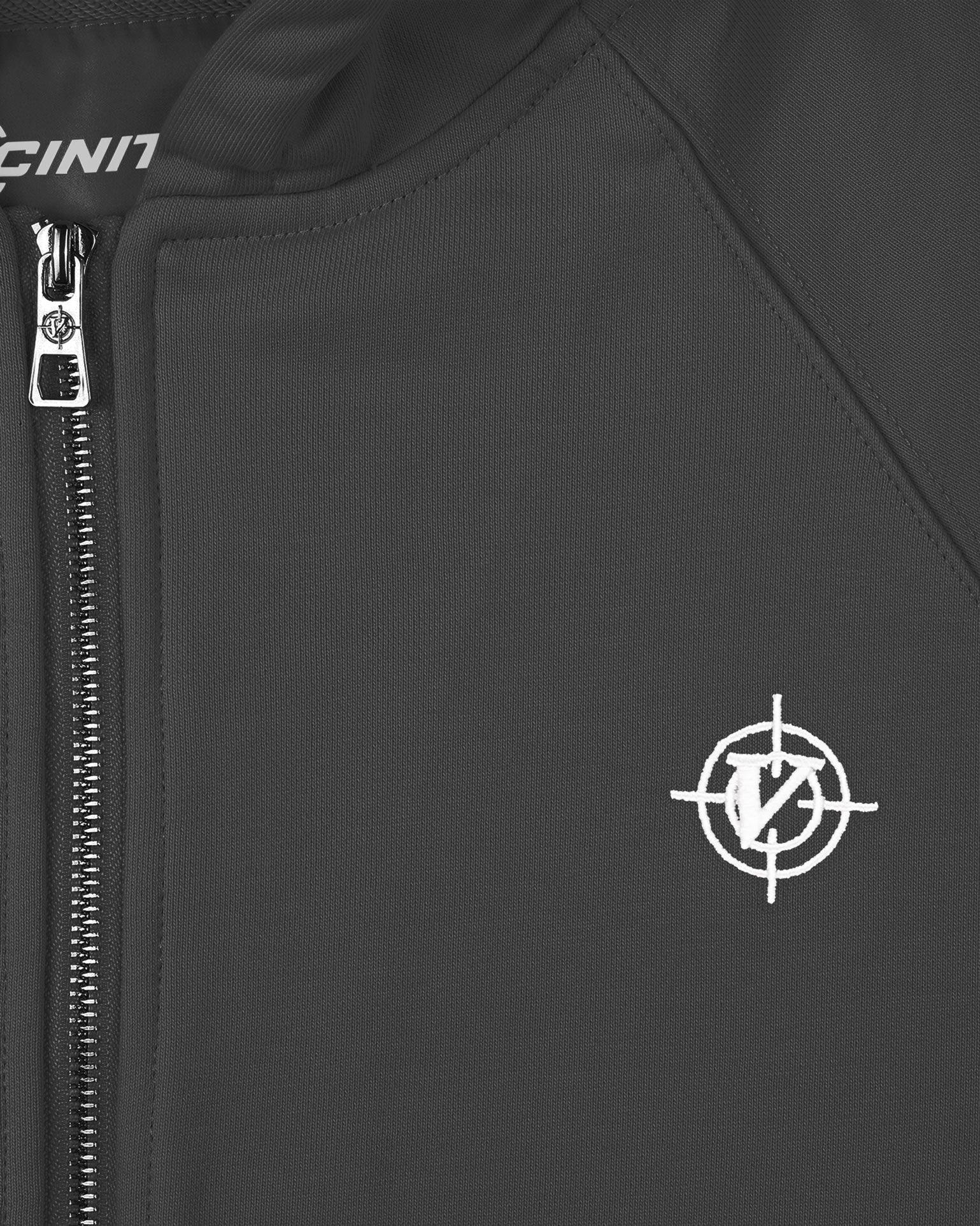 INSIDE OUT ZIP HOODIE ASH GREY - Image 10