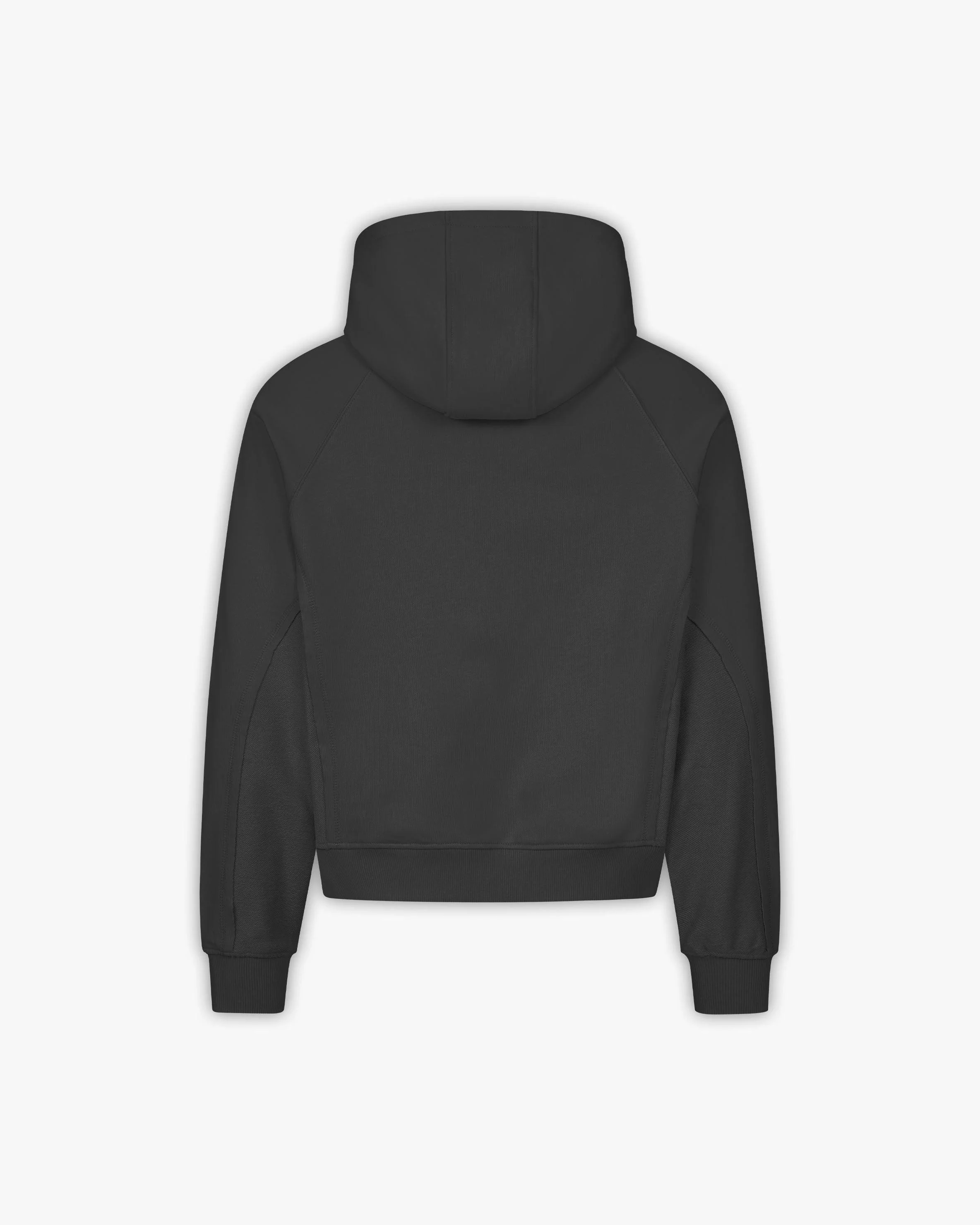 INSIDE OUT ZIP HOODIE ASH GREY - Image 3