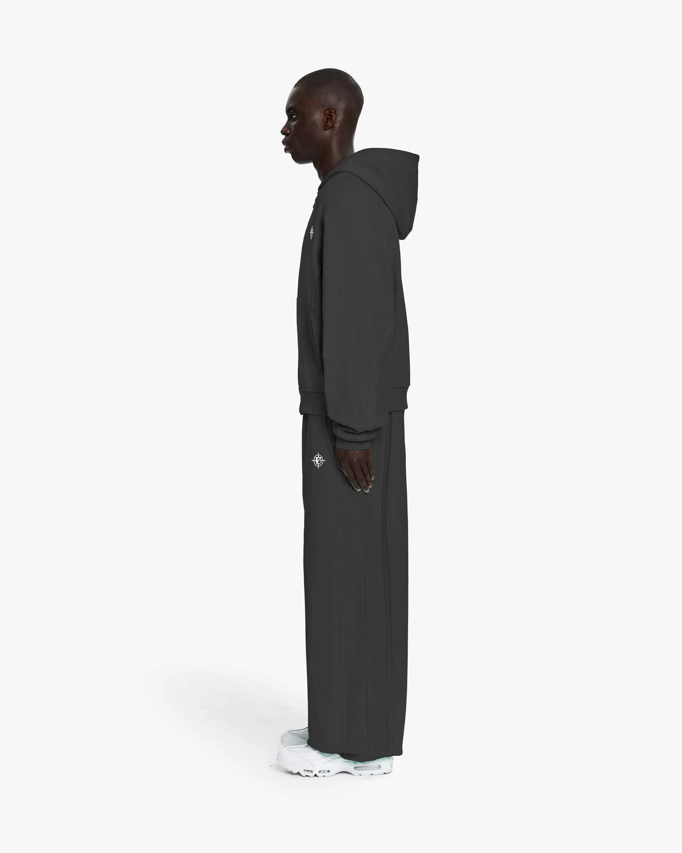 INSIDE OUT ZIP HOODIE ASH GREY - Image 5