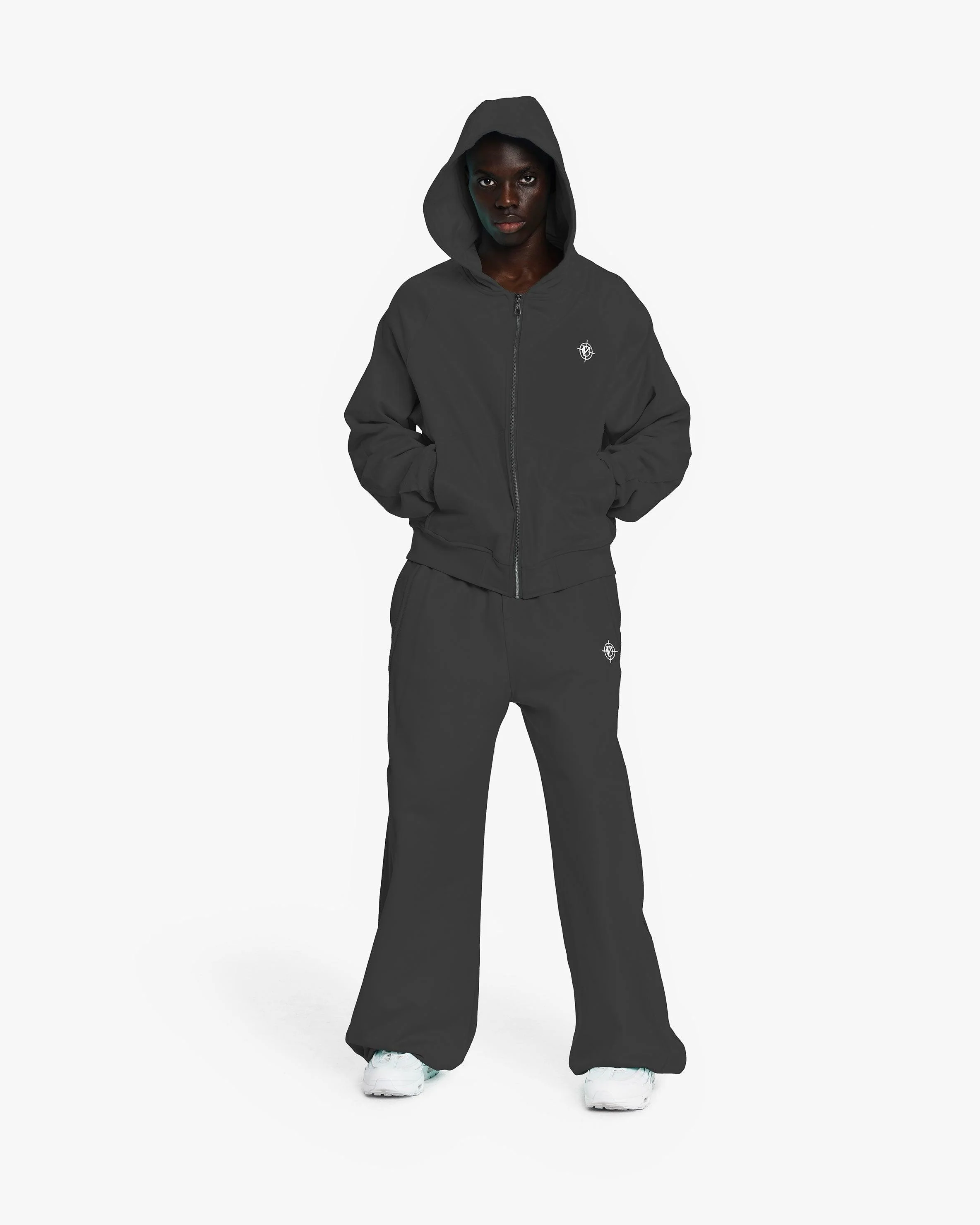 INSIDE OUT ZIP HOODIE ASH GREY - Image 8