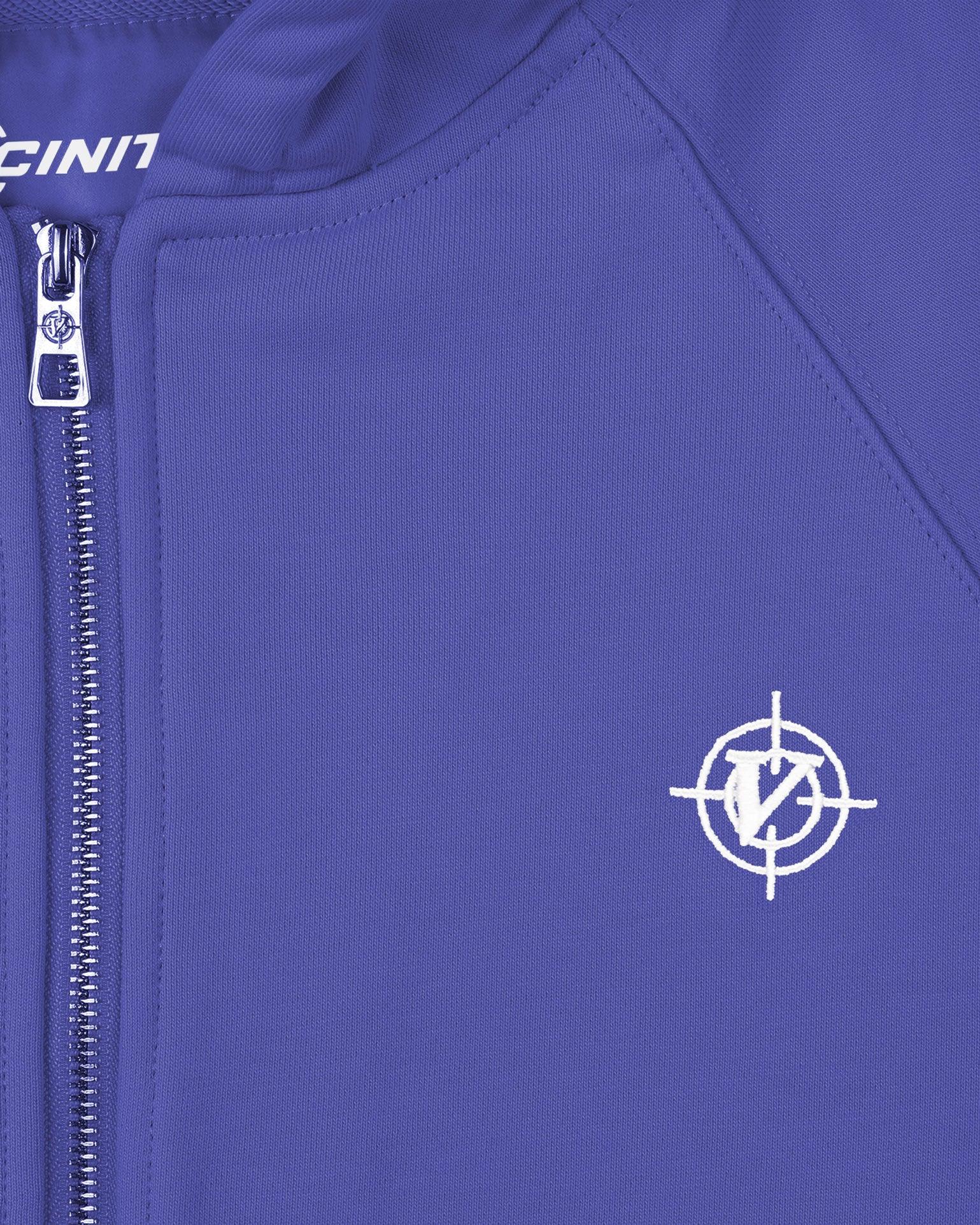 INSIDE OUT ZIP HOODIE OCEAN BLUE - Image 7
