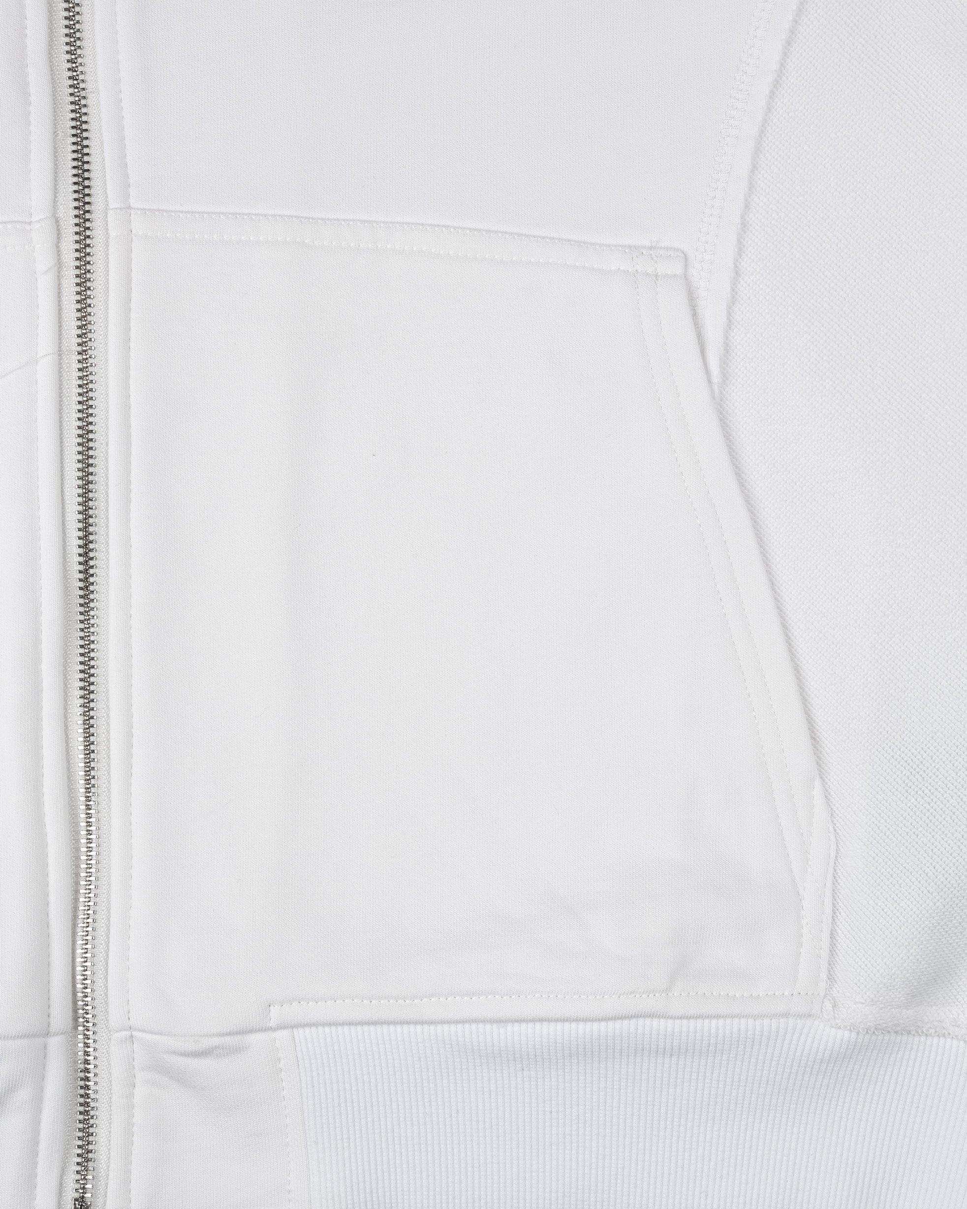 INSIDE OUT ZIP HOODIE WHITE - Image 8