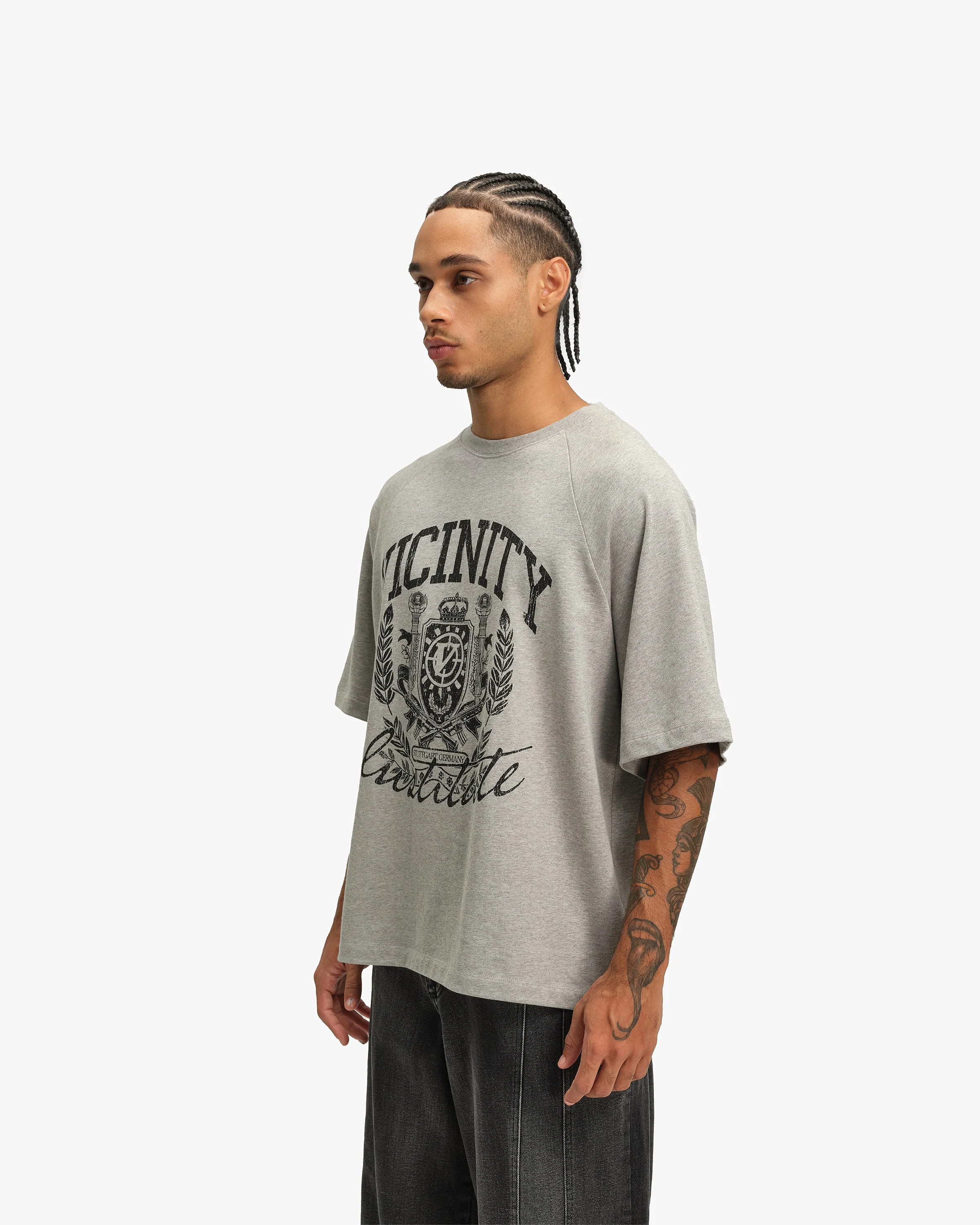 INSTITUTE TEE GREY MELANGE - Image 4