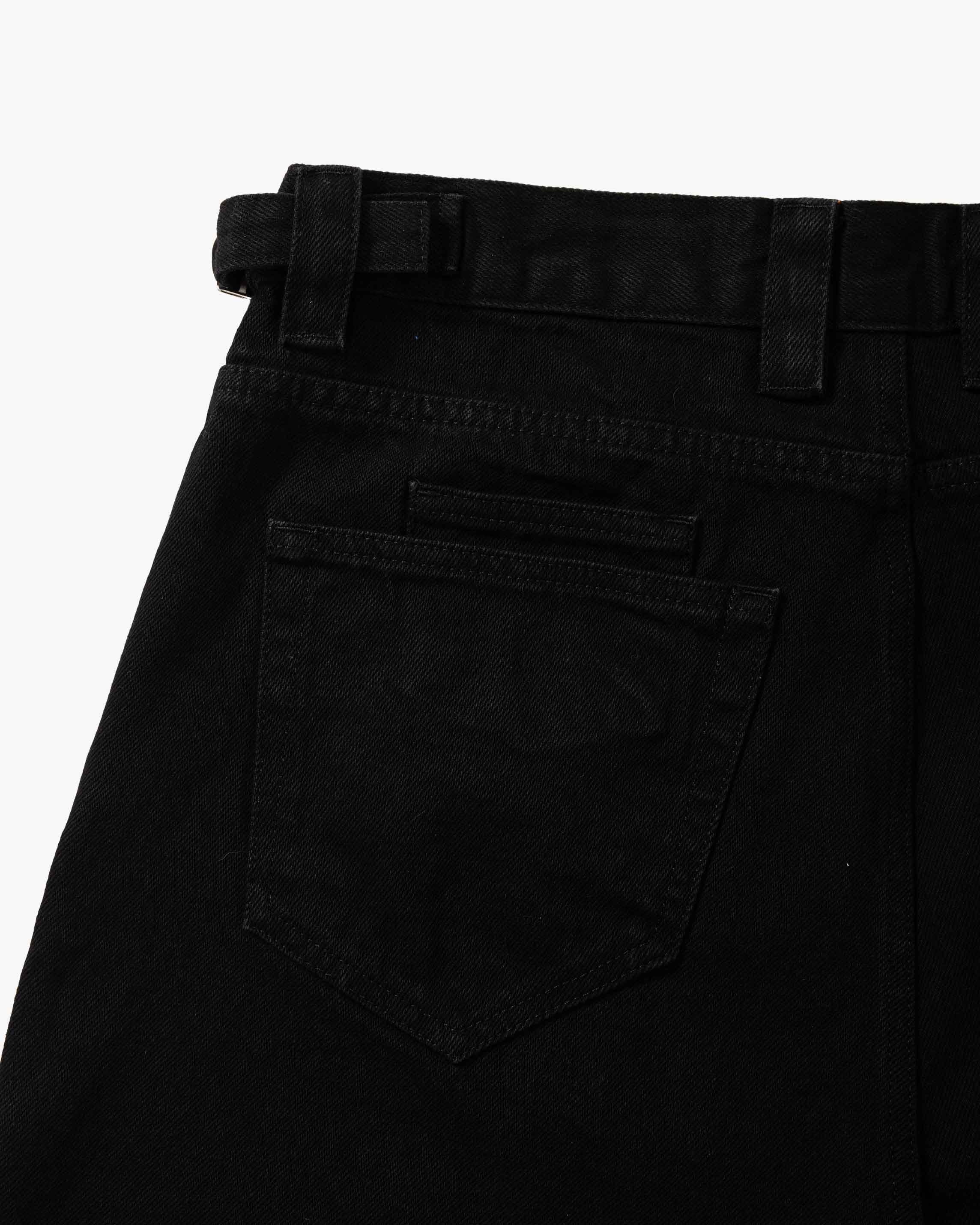 MIDNIGHT BLACK DENIM JORTS - Image 12