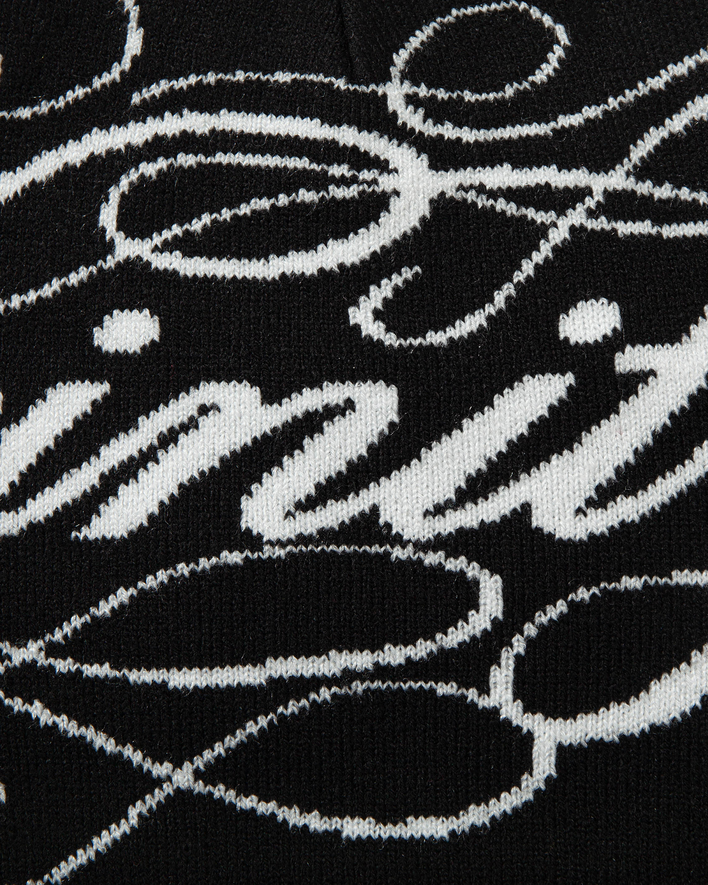 ORNAMENT BEANIE - BLACK - Image 3