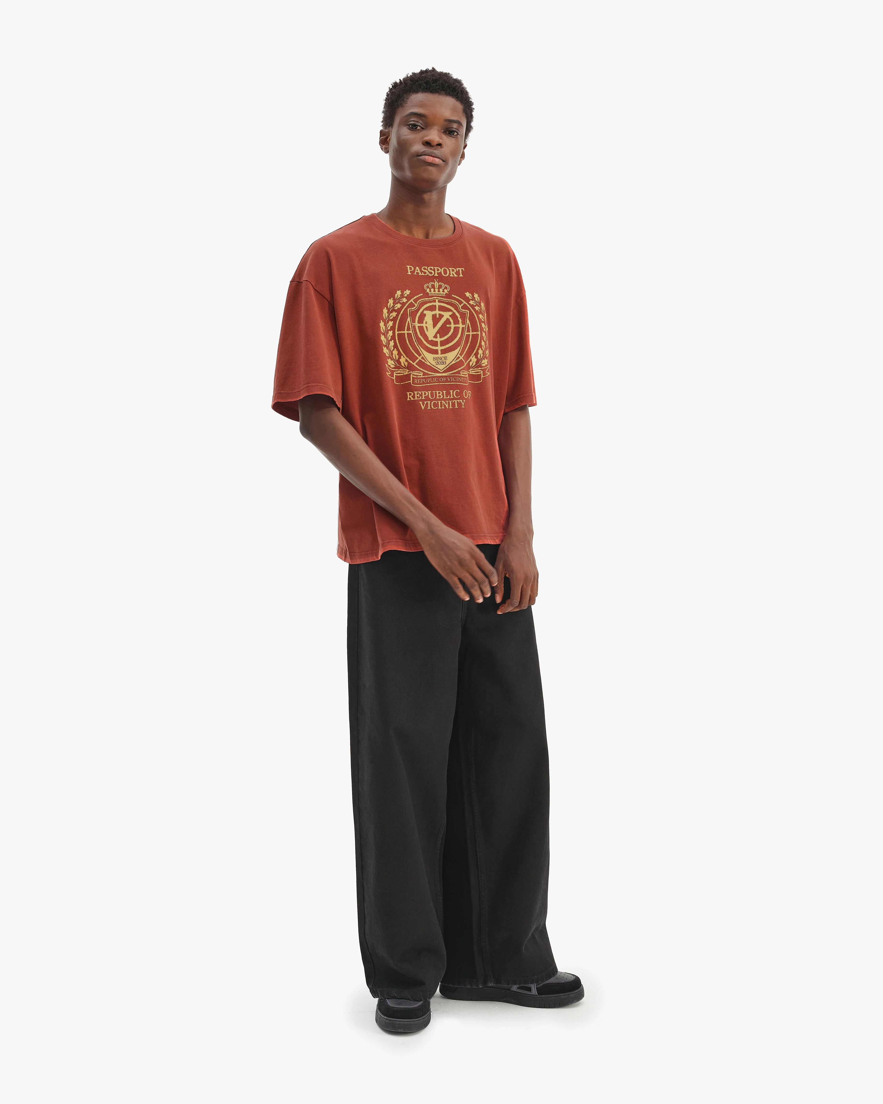 PASSPORT TEE WASHED RED - Image 8