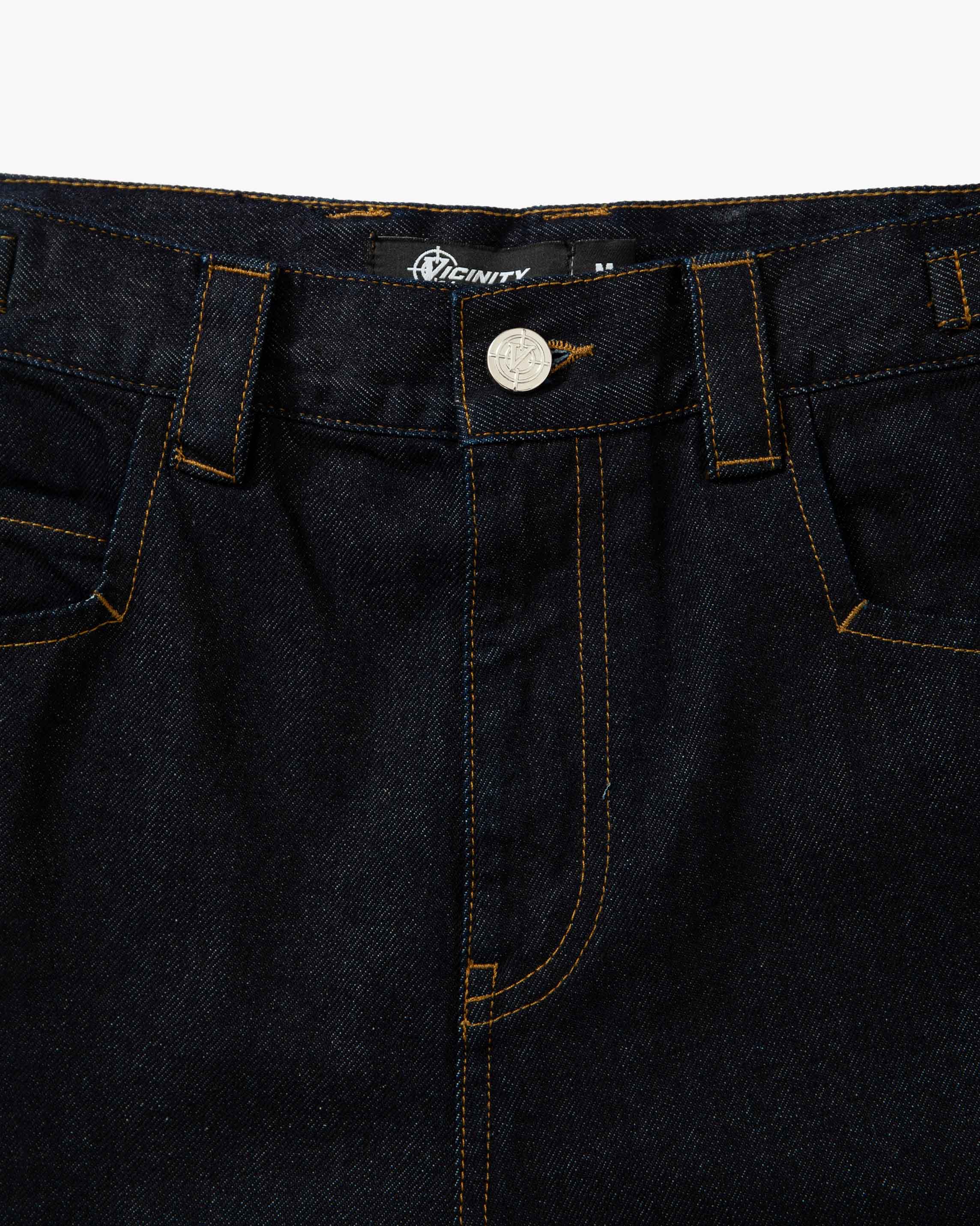RAW DENIM JORTS - Image 9