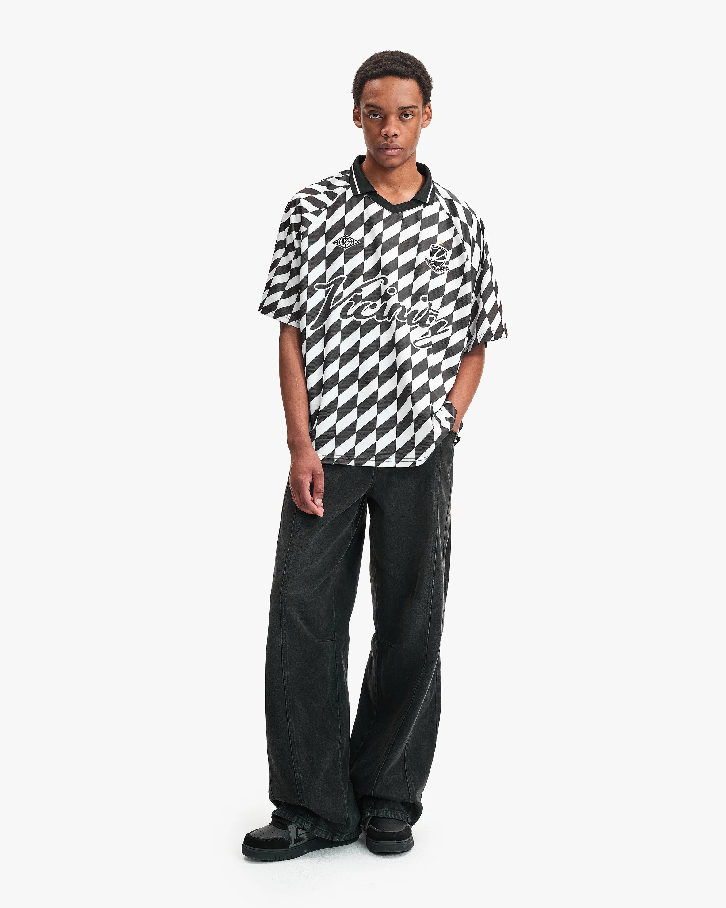 ROYAL MATCH JERSEY BLACK/WHITE - Image 9
