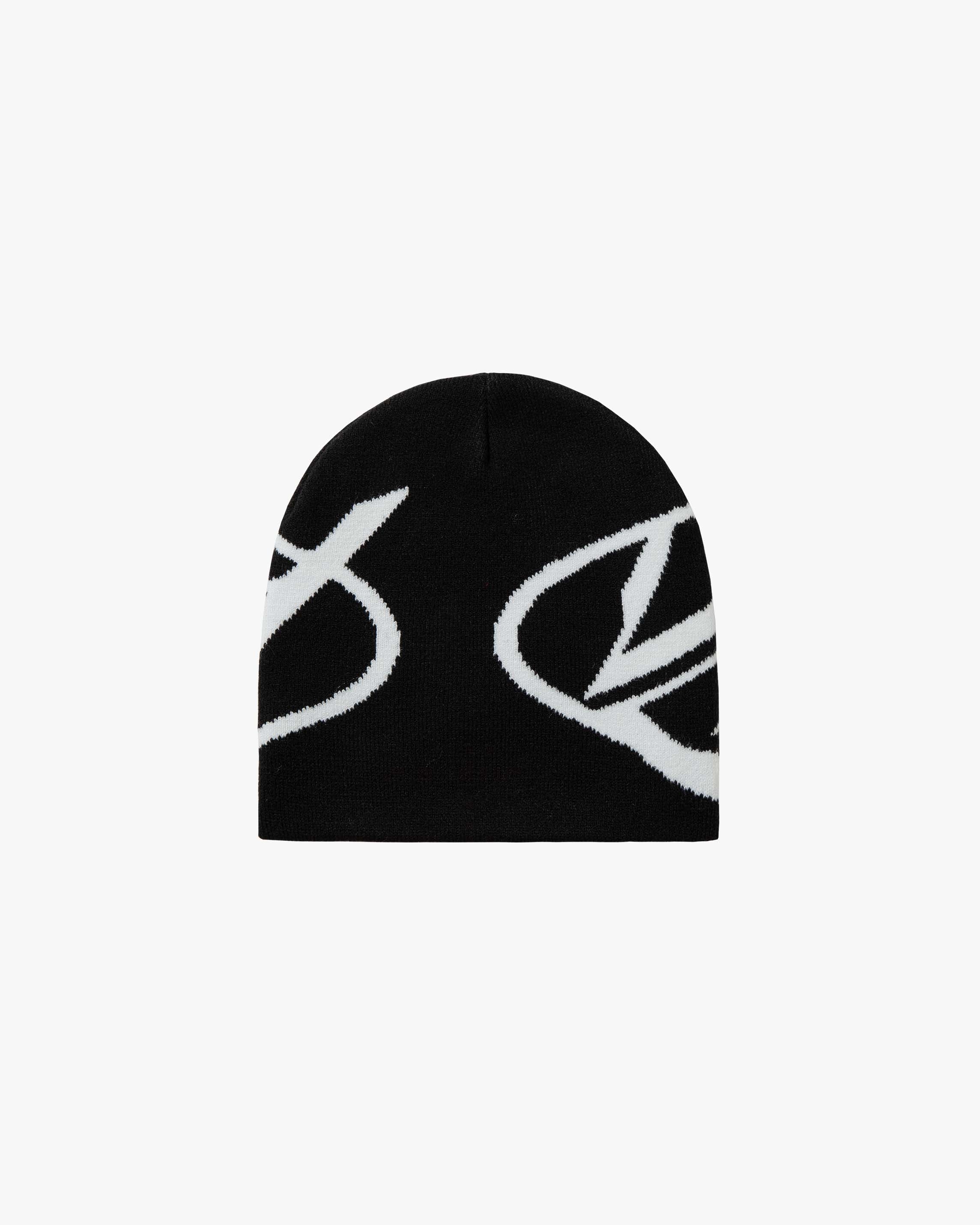 SCRIPT LOGO BEANIE - BLACK - Image 2