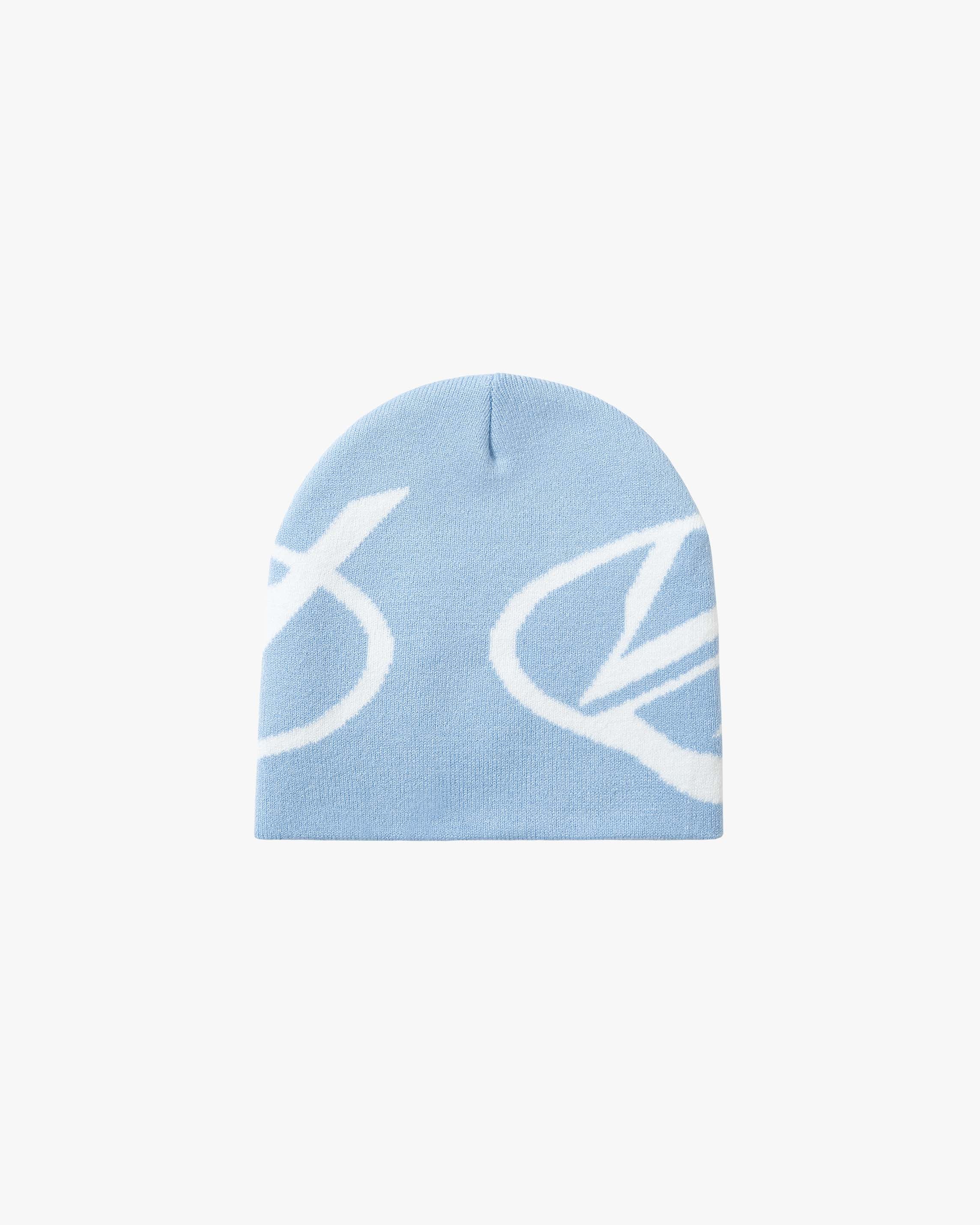 SCRIPT LOGO BEANIE - BLUE - Image 2