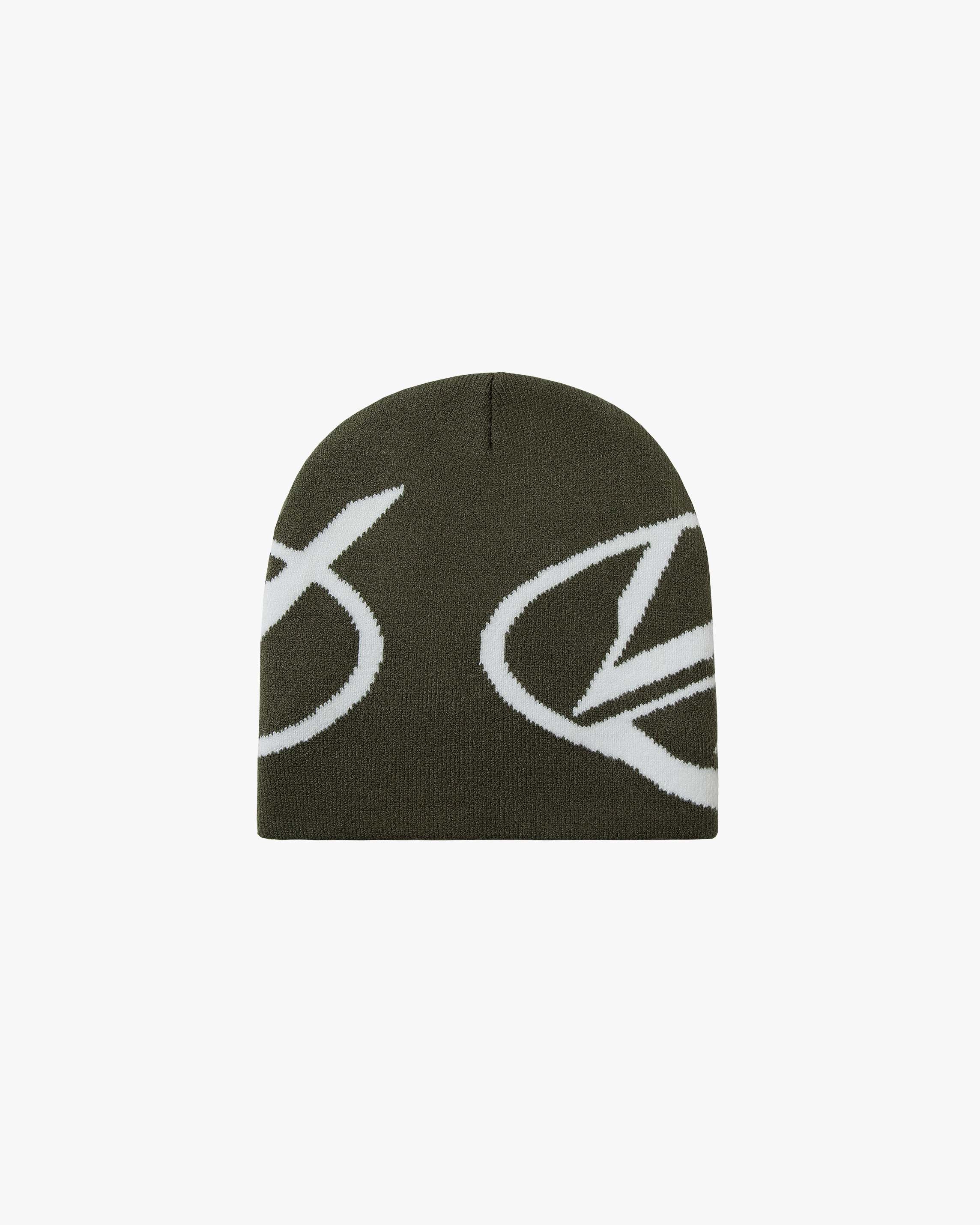 SCRIPT LOGO BEANIE - GREEN - Image 2