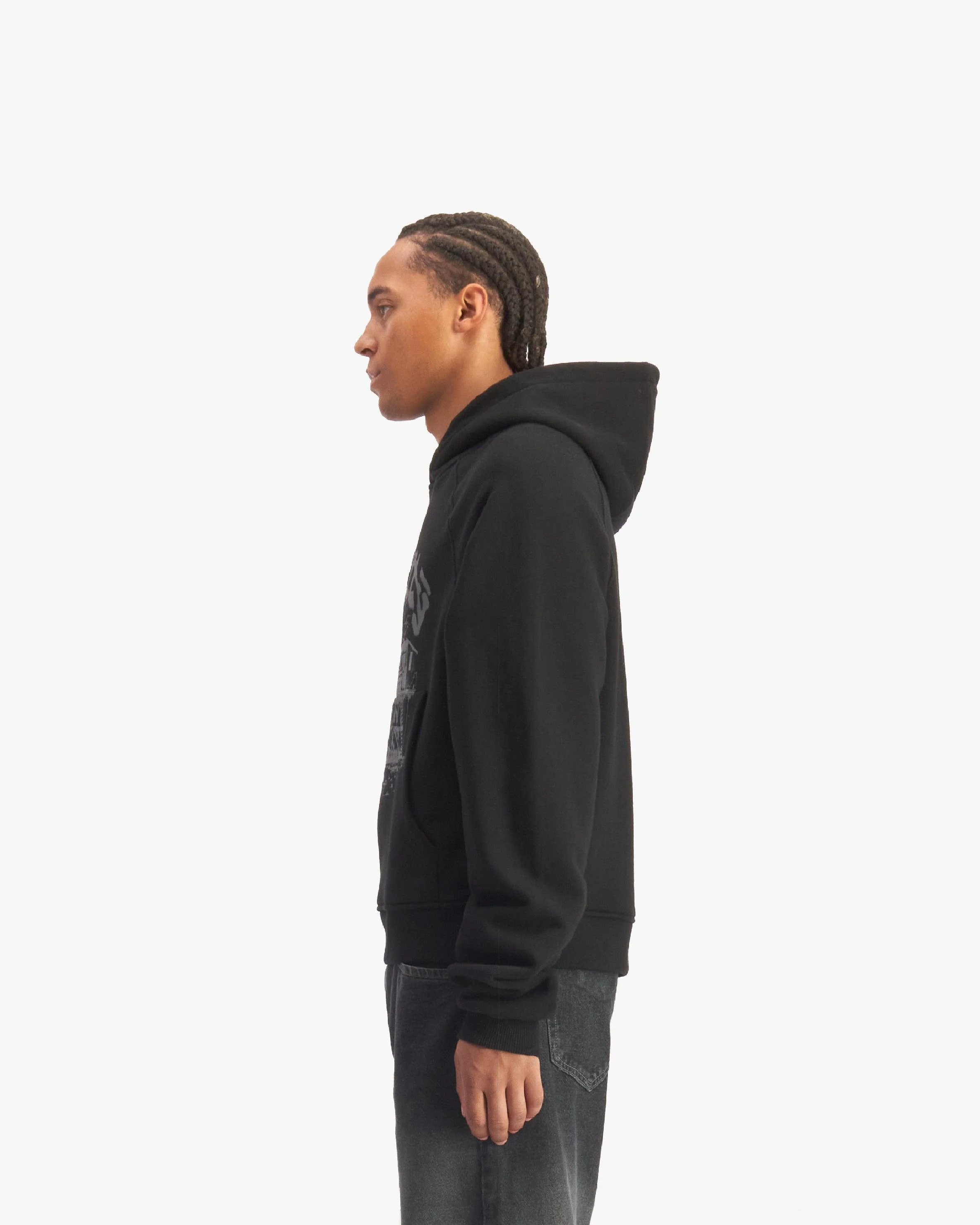 SHOOTING HOUSE HOODIE BLACK - Image 4