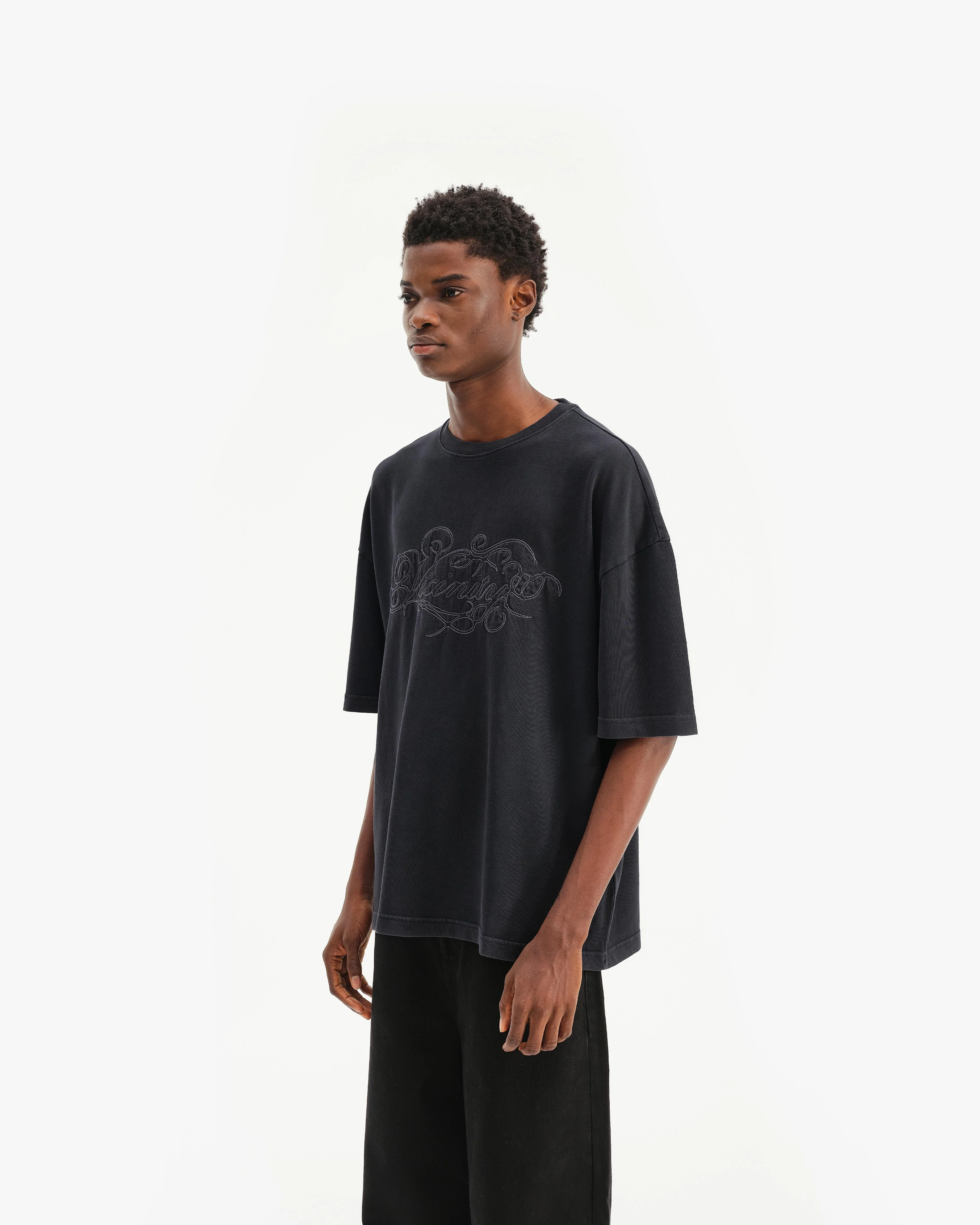 SIGNATURE TEE VINTAGE BLACK - Image 4