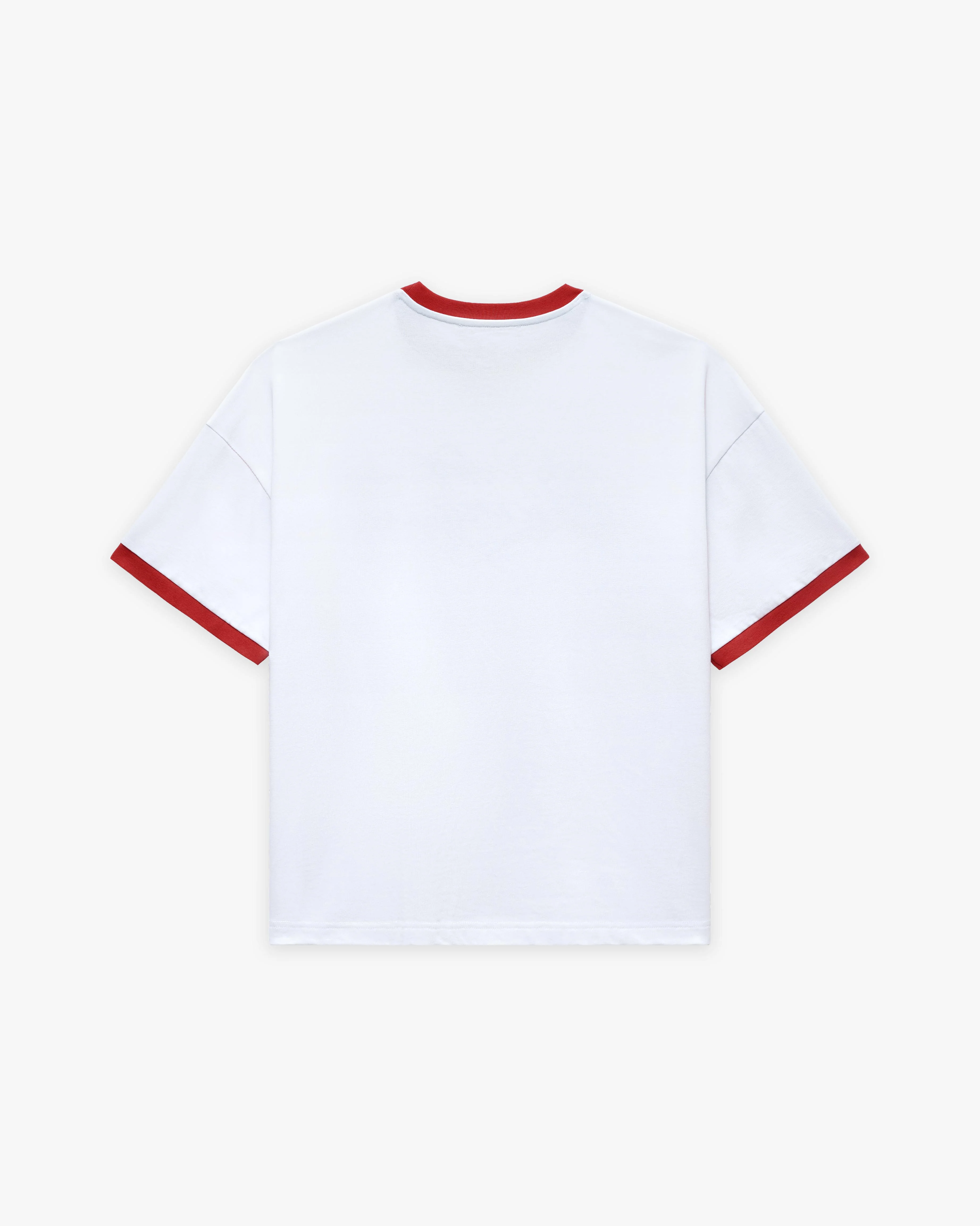 SIGNATURE TEE WHITE/RED - Image 7