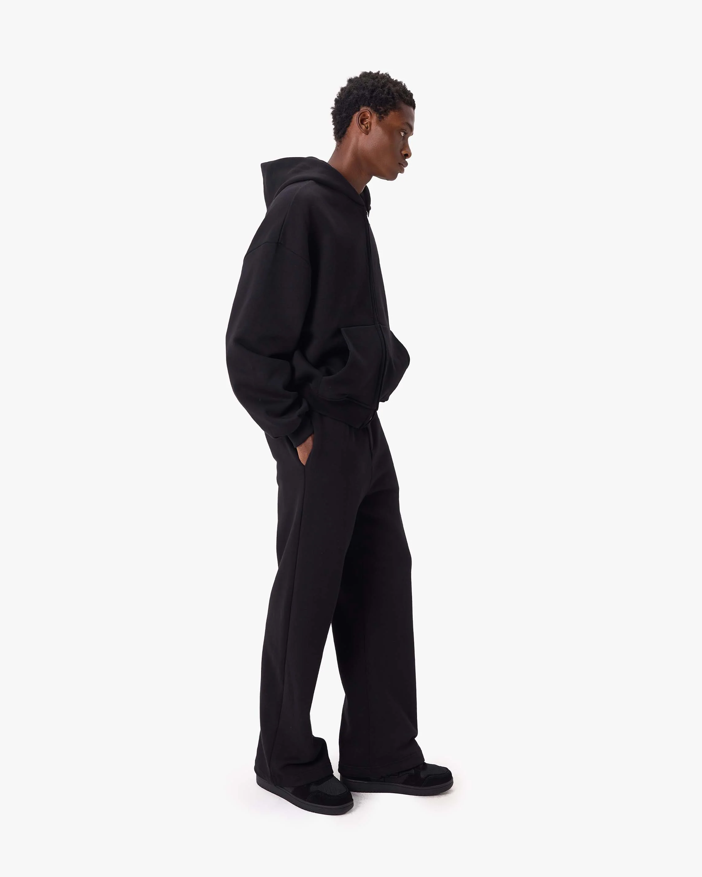 SOFTS ZIP-HOODIE BLACK - Image 7