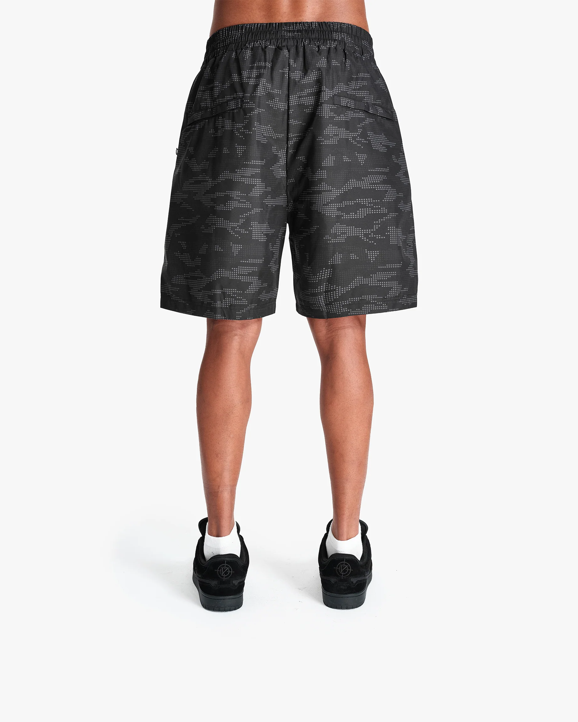 TRACK SHORTS DOTTED CAMO BLACK - Image 6