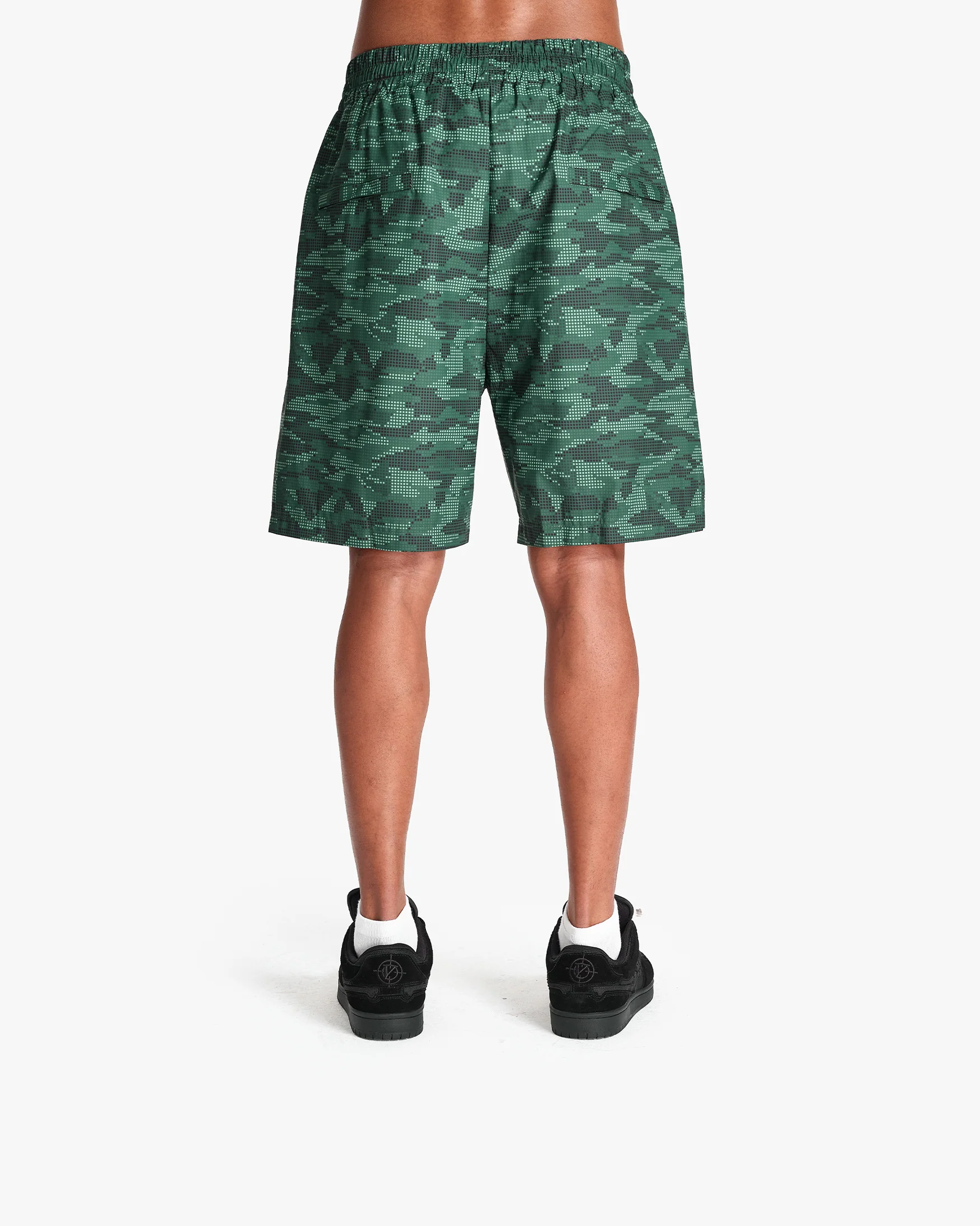 TRACK SHORTS DOTTED CAMO GREEN - Image 6