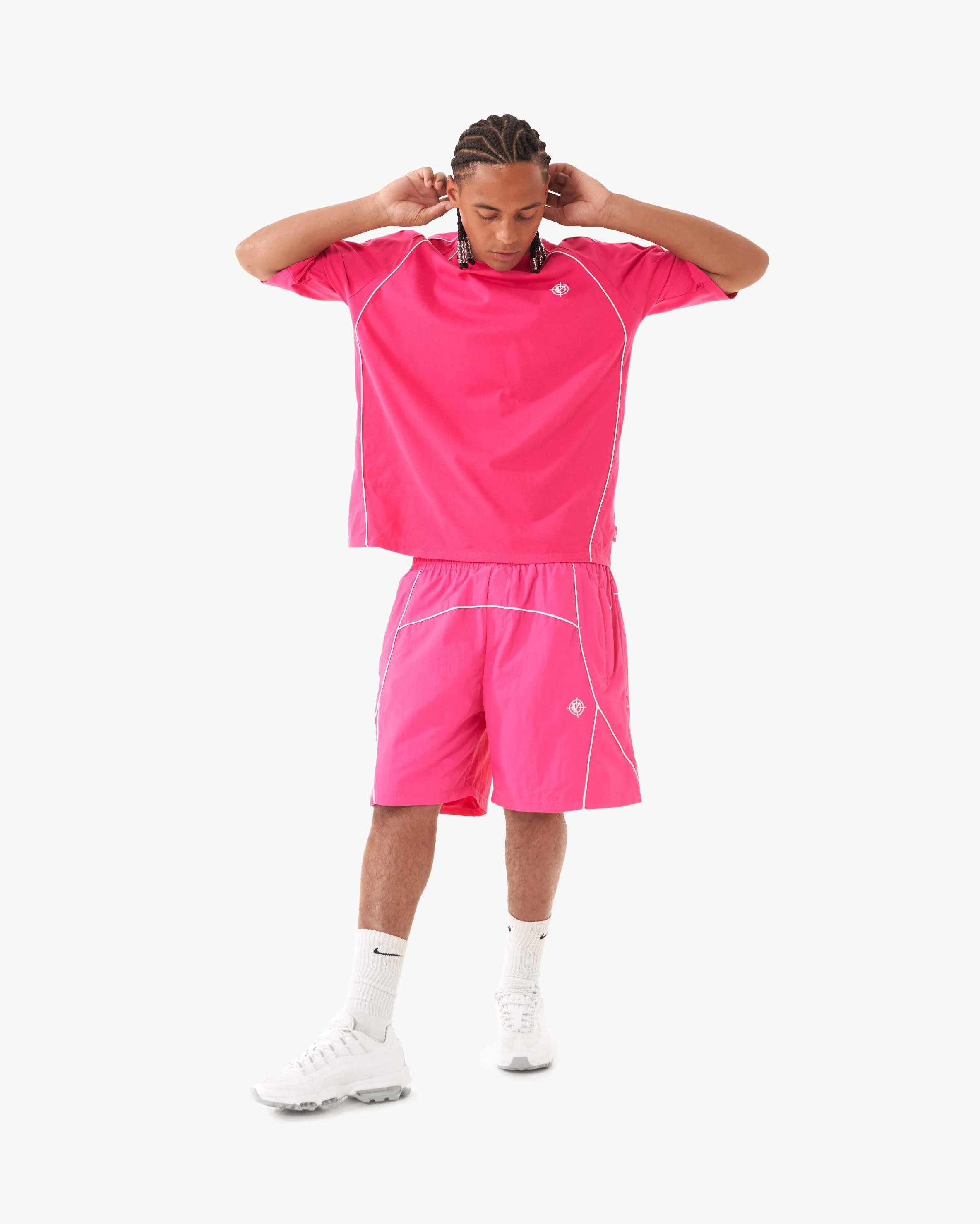 TRACK SHORTS PINK - Image 11