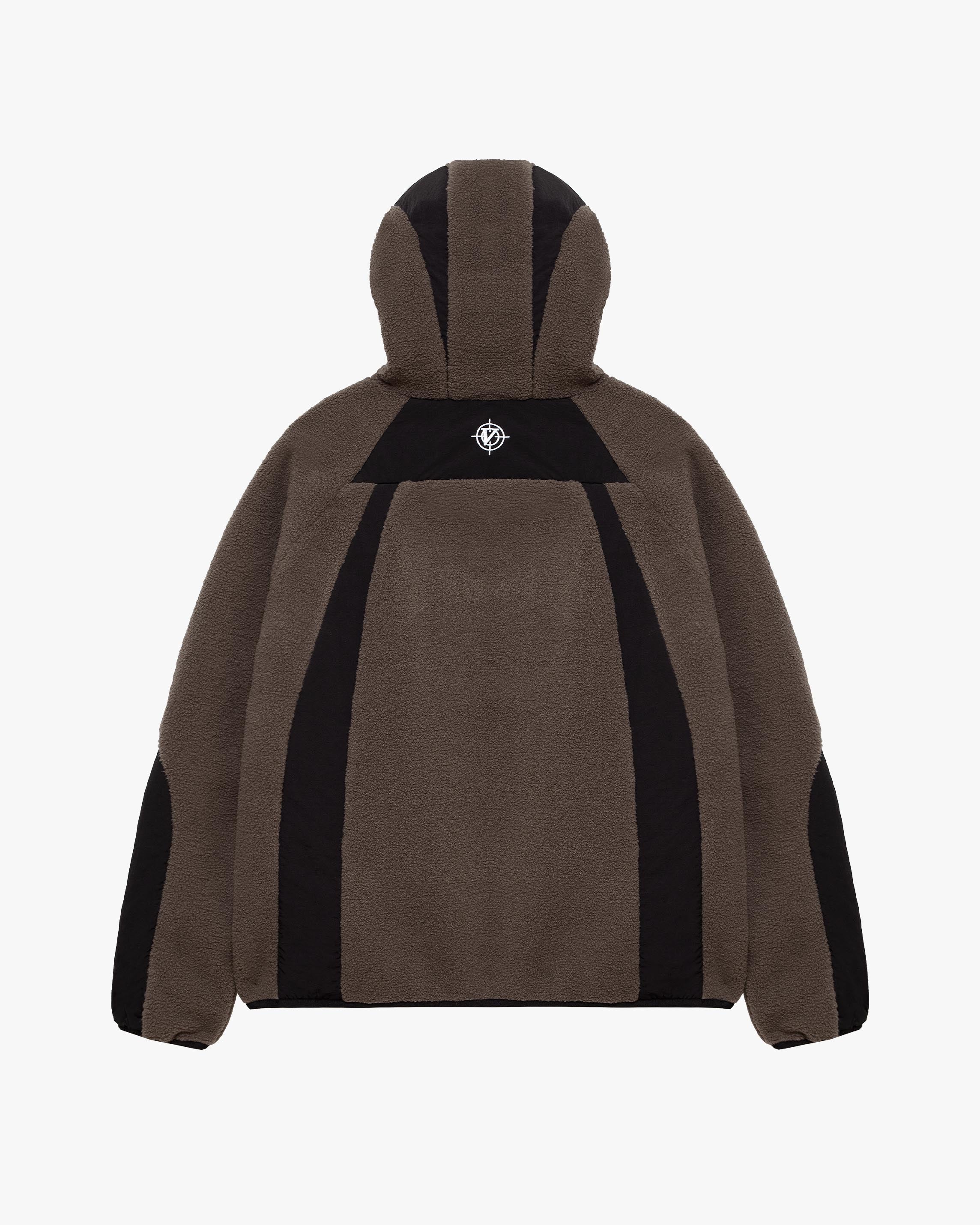 TRAIL FLEECE JACKET BROWN - Image 6