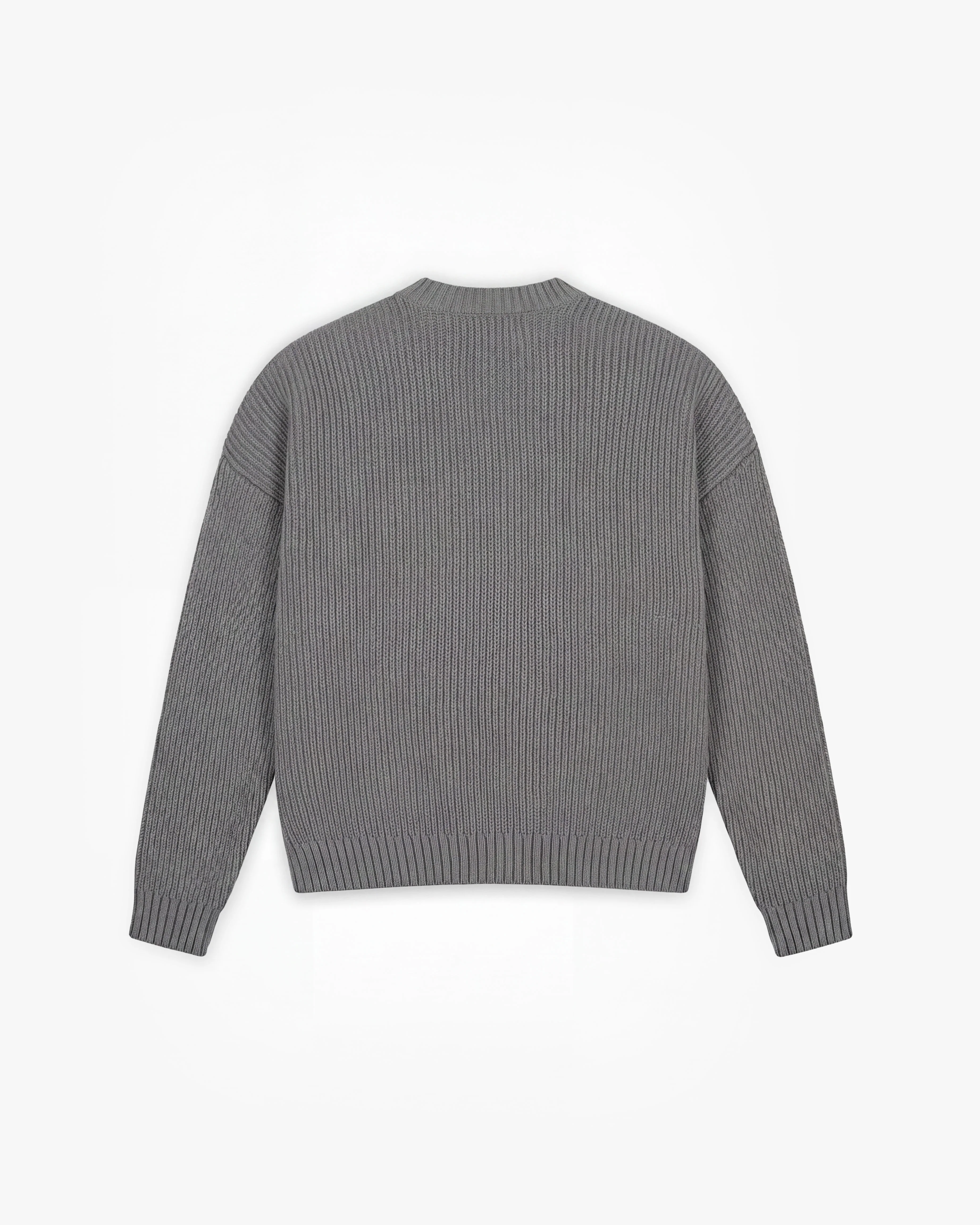 V-LOGO KNITWEAR DARK GREY - Image 3