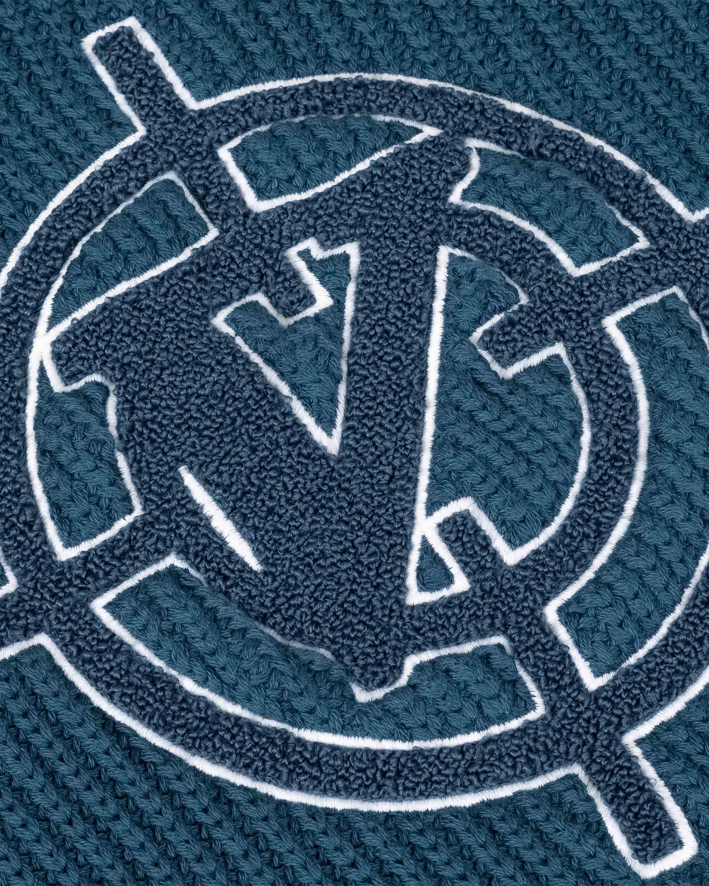 V-LOGO KNITWEAR MIDNIGHT BLUE - Image 8