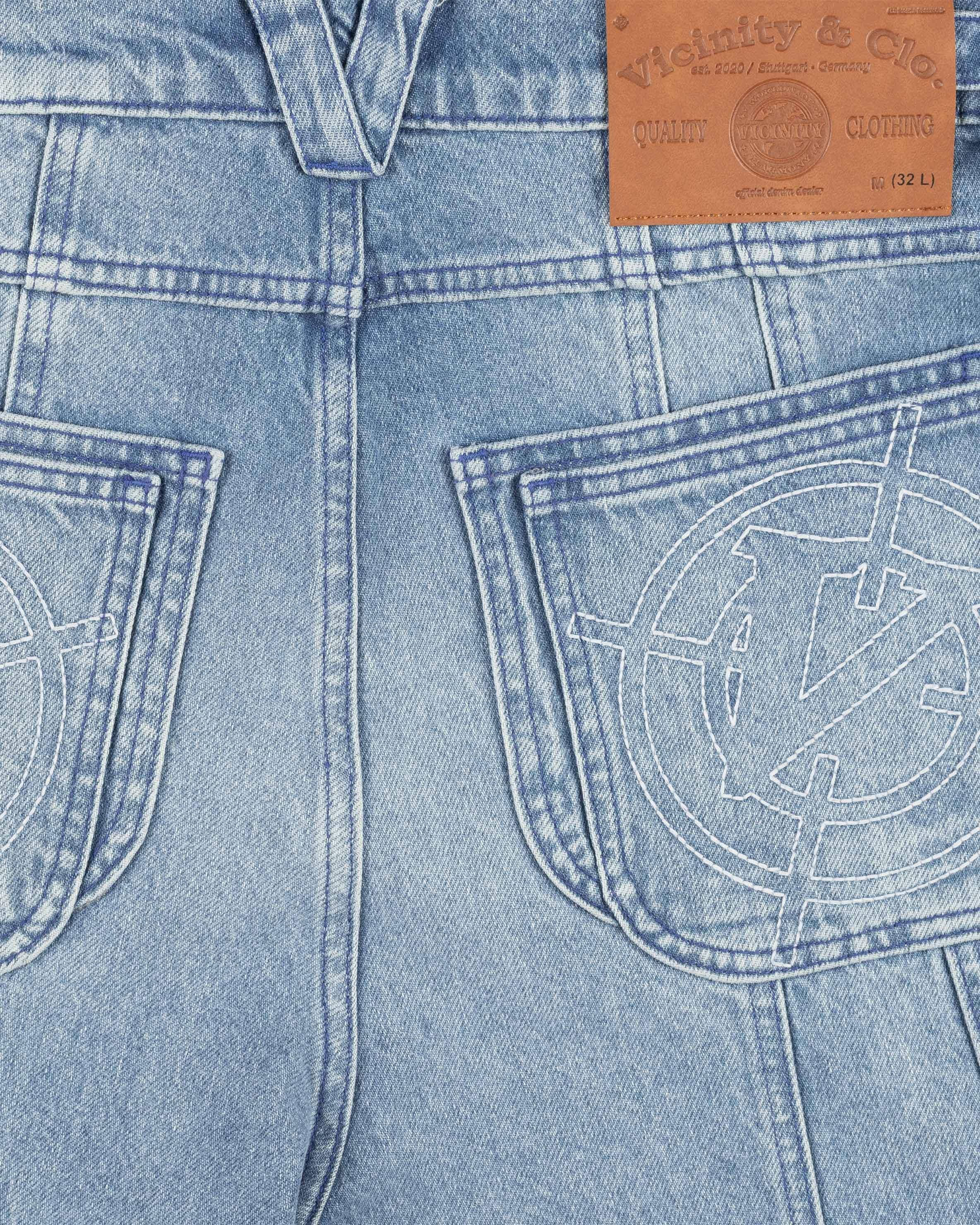 V-LOGO LIGHT BLUE DENIM - Image 8