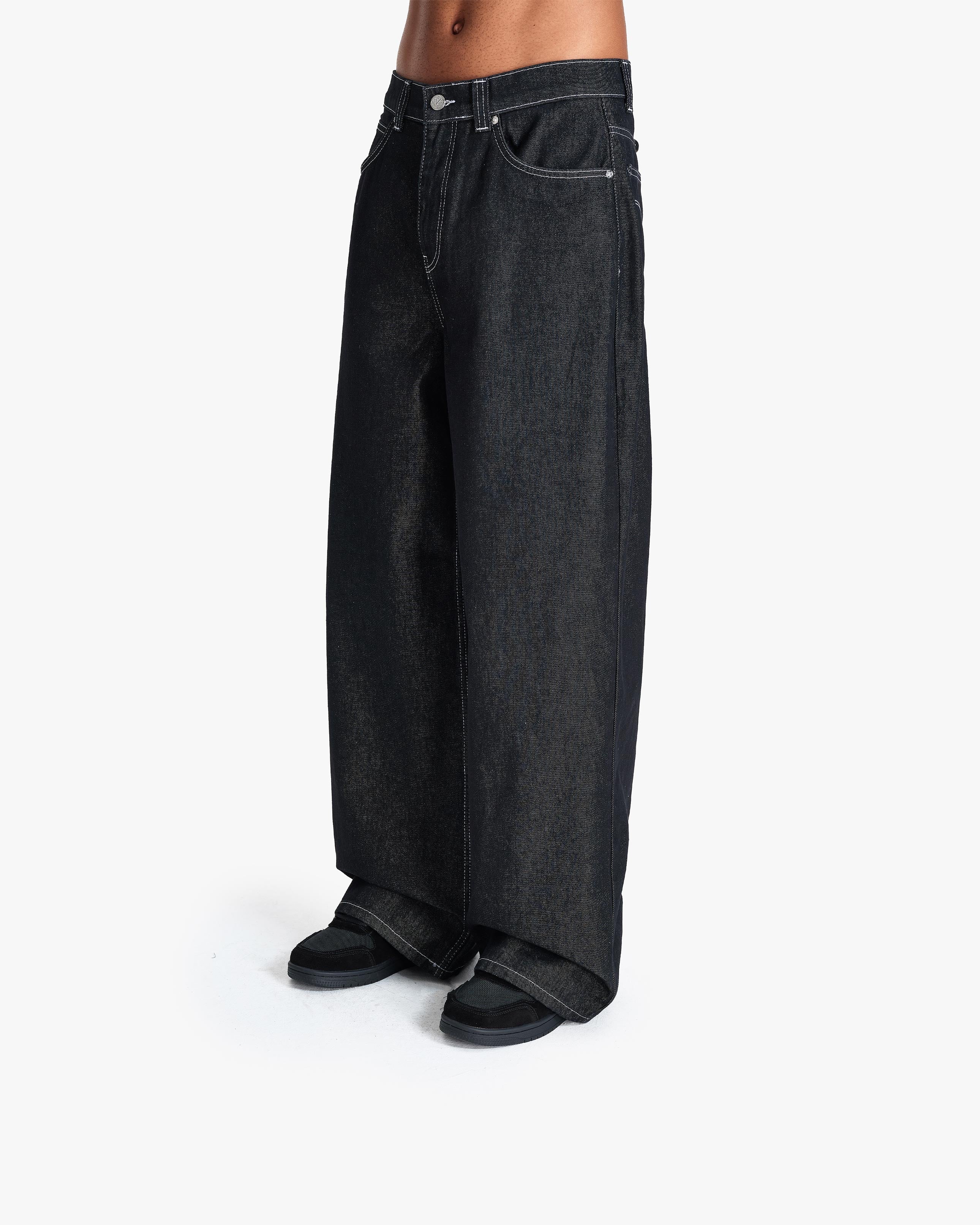 VOLUME DENIM RAW BLACK - Image 5