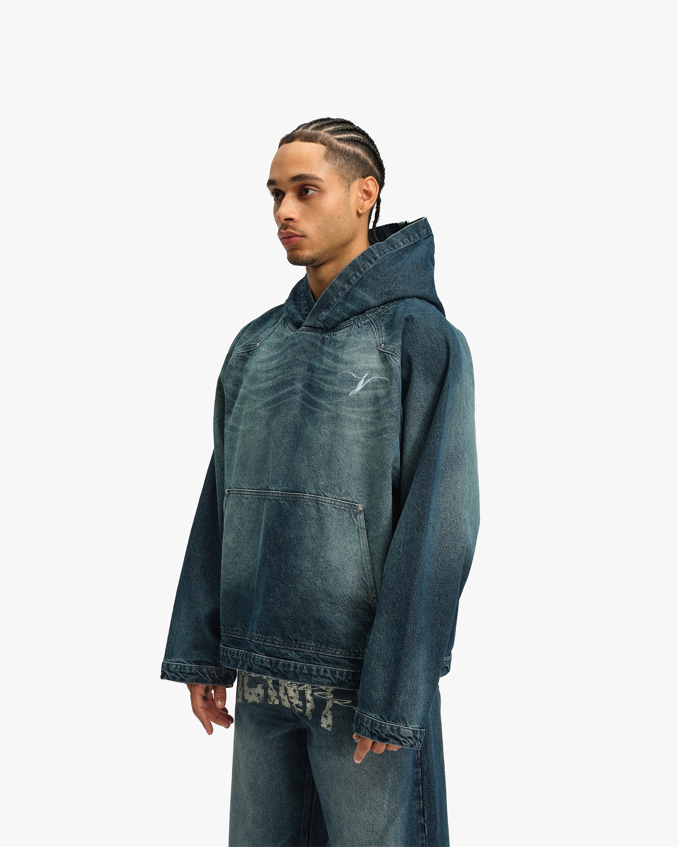 WILD SOUTH DENIM HOODIE LAKE - Image 4