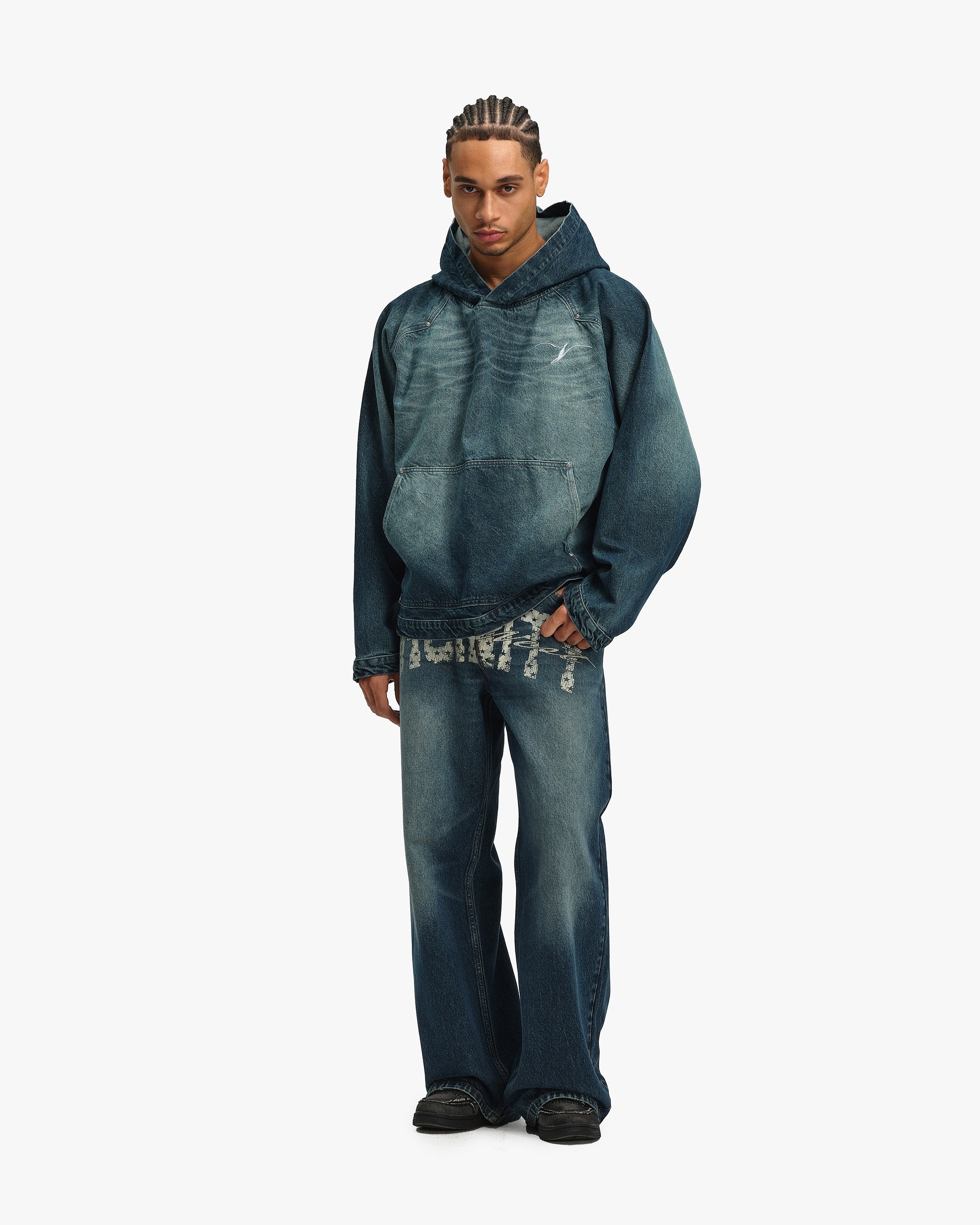 WILD SOUTH DENIM HOODIE LAKE - Image 7